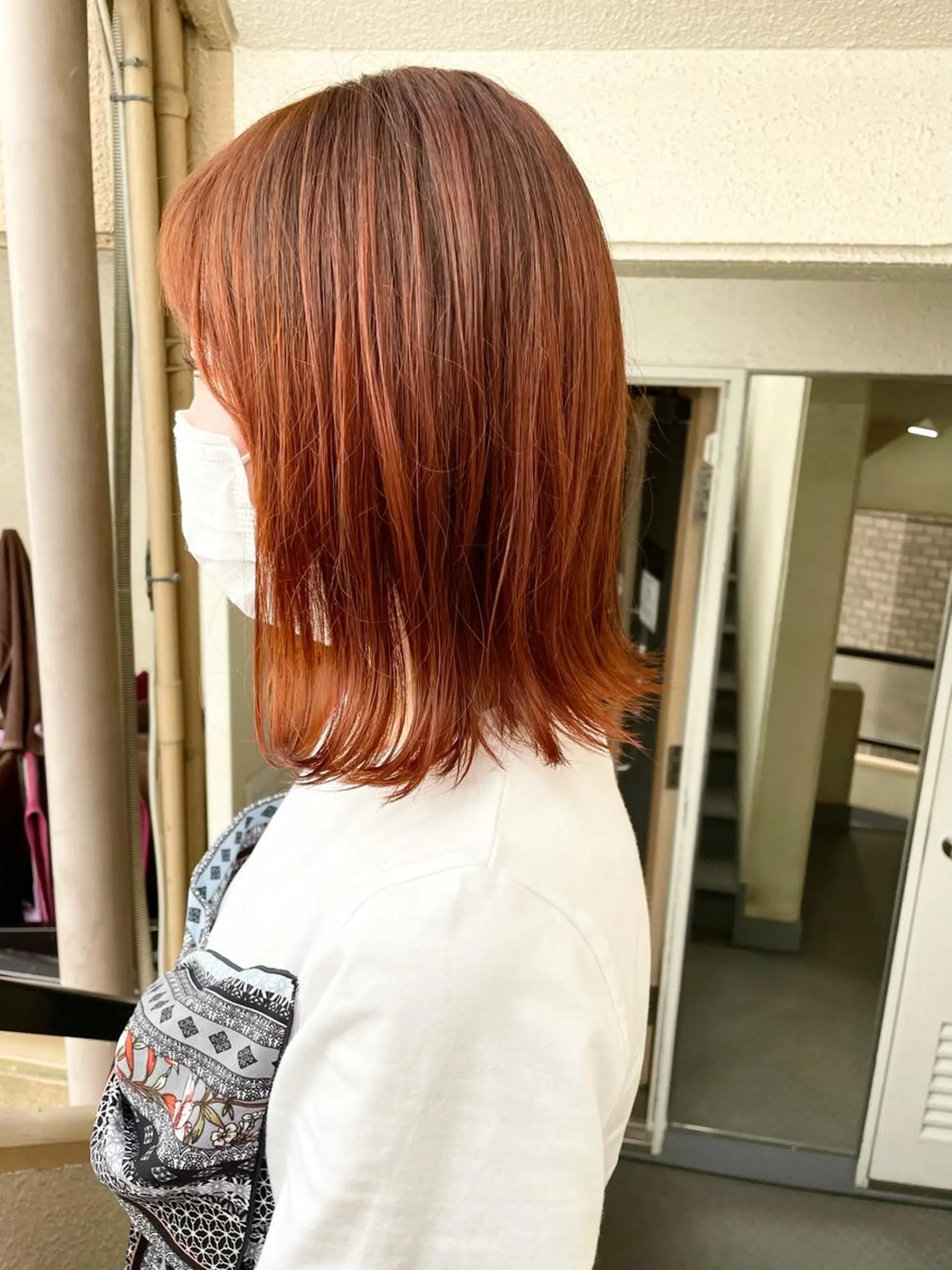 セミロング カラー カット ヘアカラー 縮毛矯正 トリートメント 💎髪質改善💎 デザイナーshinのヘアスタイル