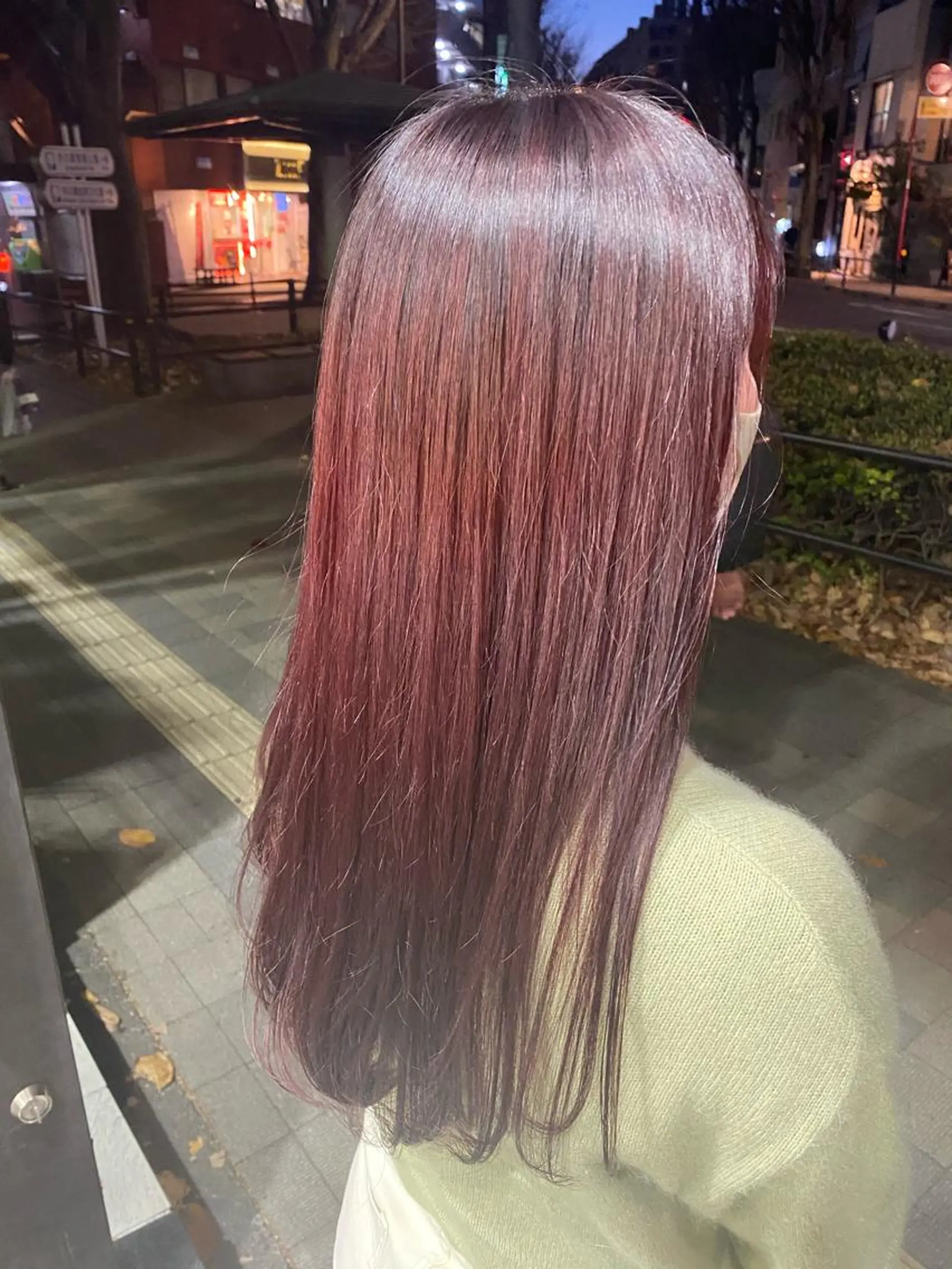 ロング カラー ヘアアレンジ TSUNA 🌙 Lim 五反田のマツエク・マツパデザイン