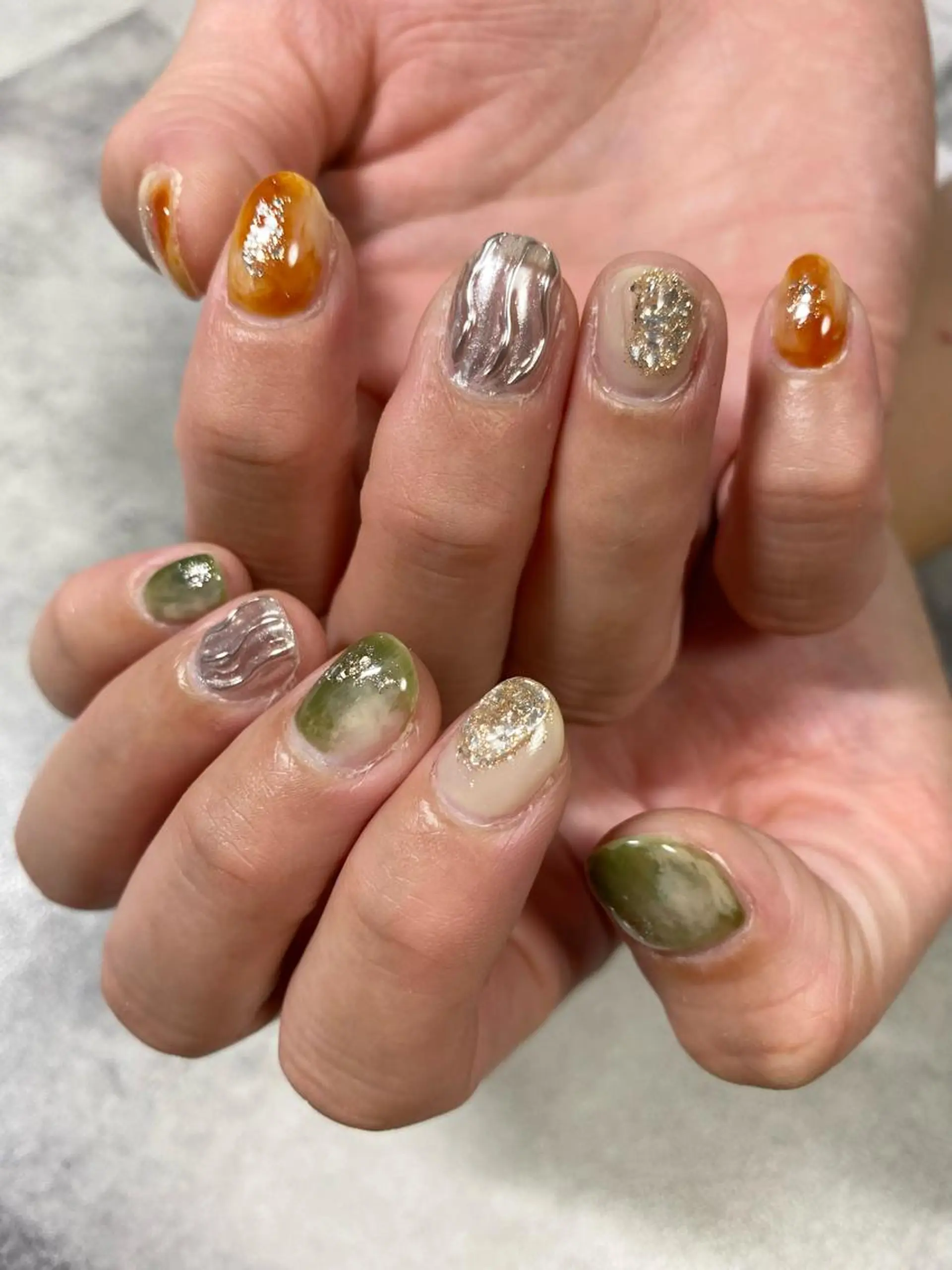 ネイル ハンドネイル 樋口 さやかのネイルデザイン