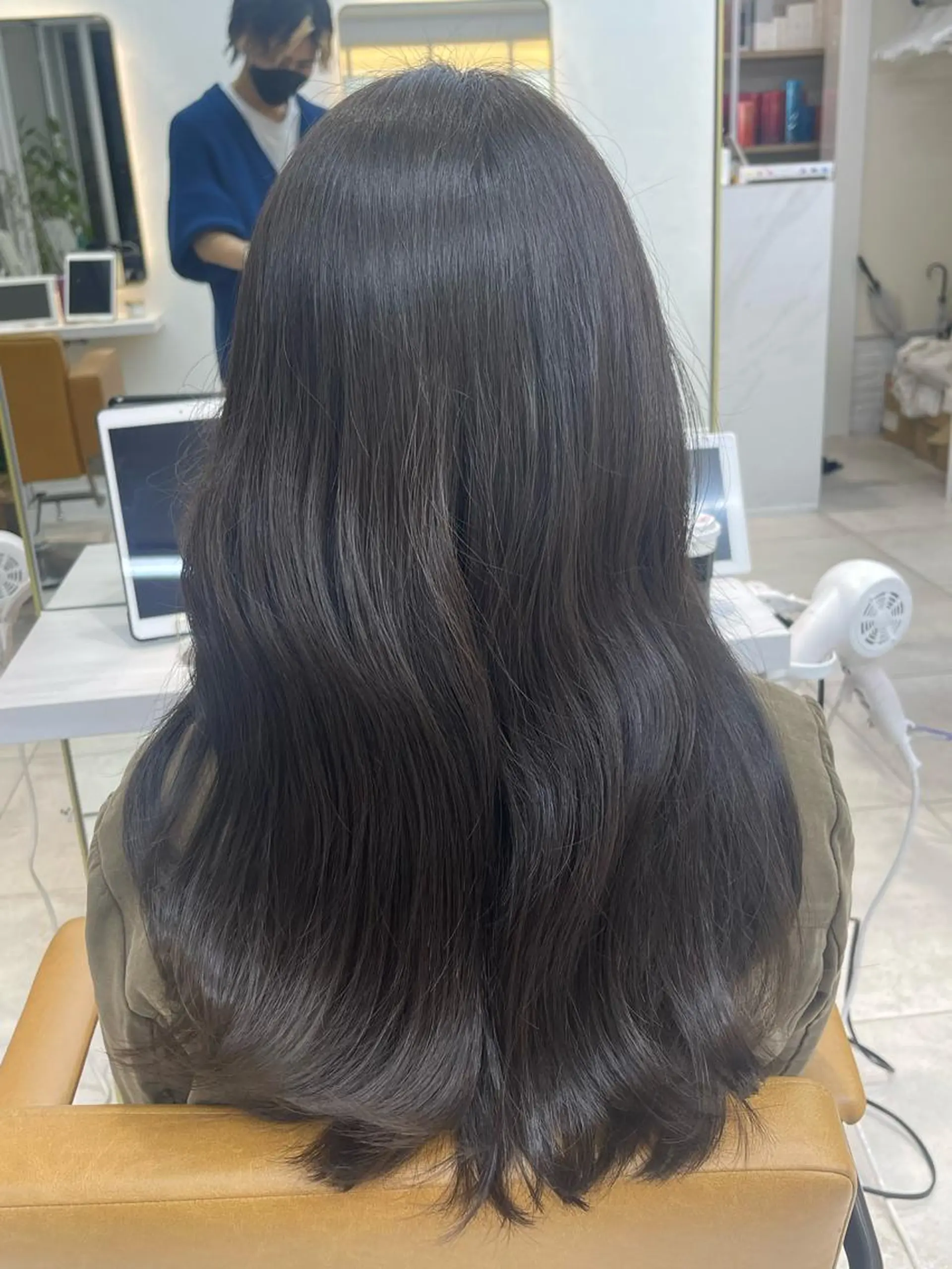 ロング 中顔面短縮 顔まわり新田大翔のヘアスタイル