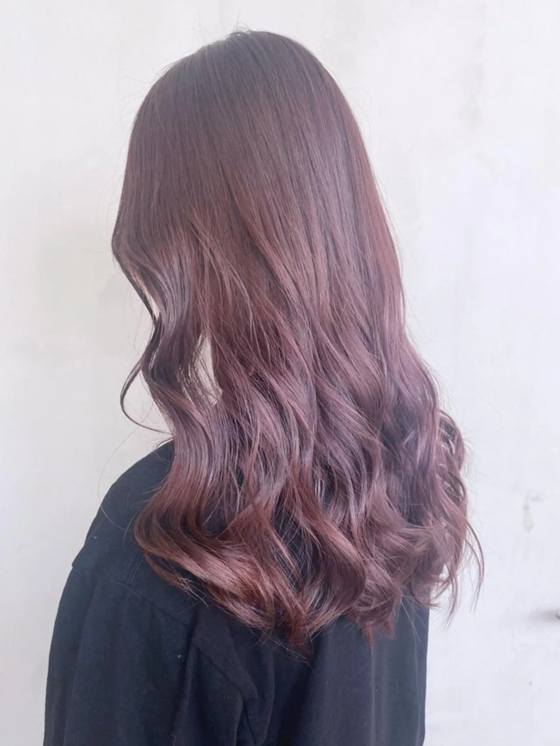 ロング カラー パーマ ヘアアレンジ メンズ ラベンダーカラー ロング ITbyALBUM 中野店のヘアスタイル