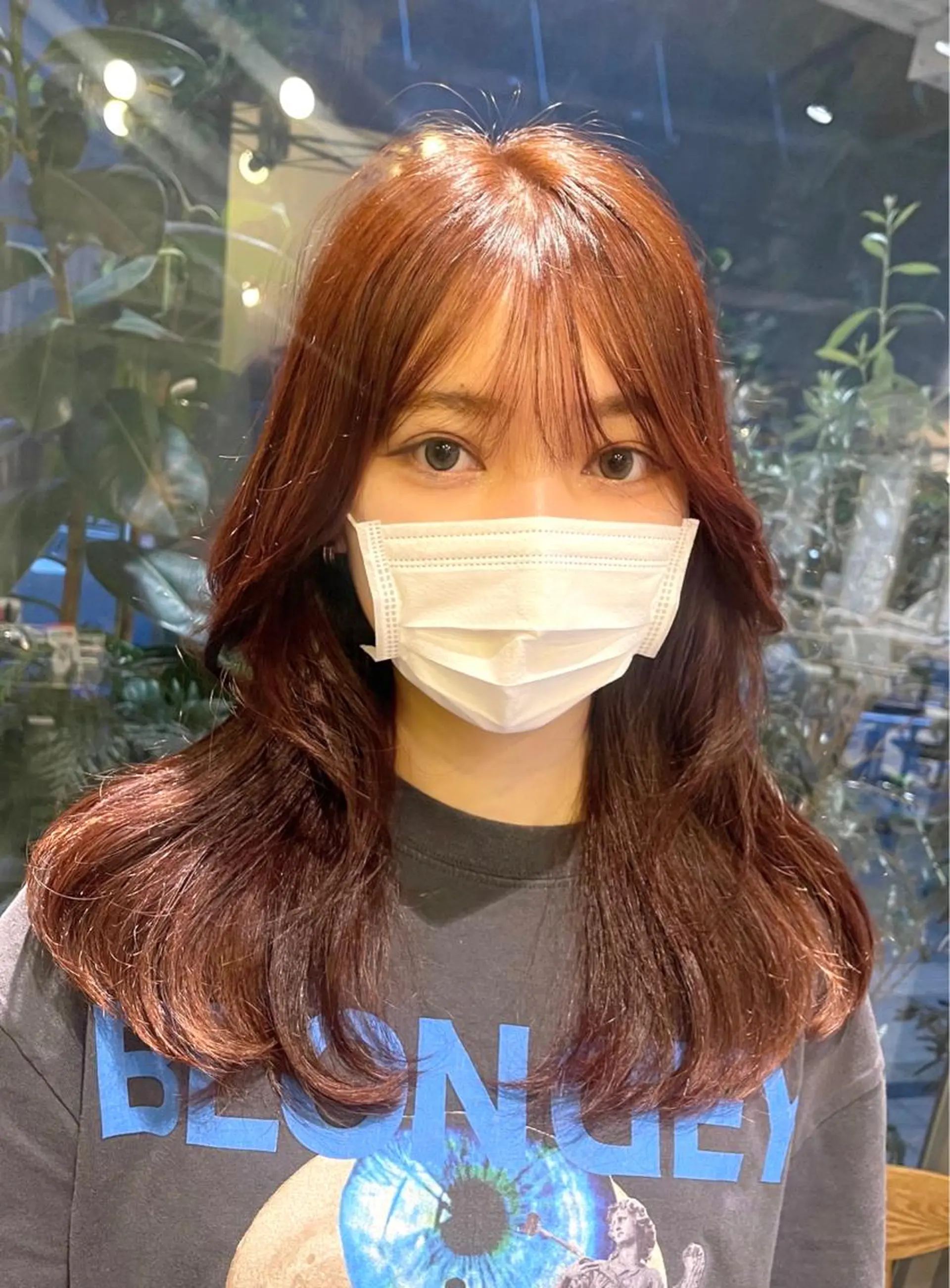 セミロング ヘアカラー ano ♡のヘアスタイル