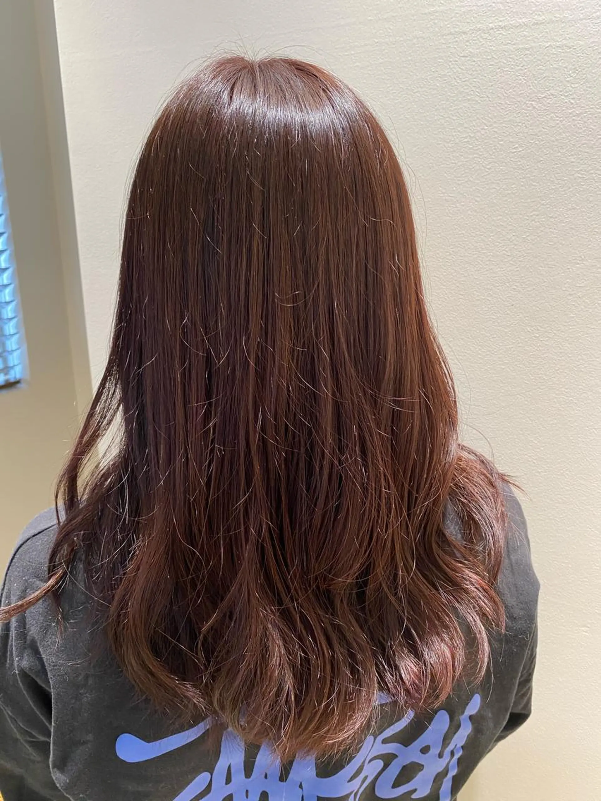 セミロング カラー ブラウンカラー ピンクカラー ピンクブラウン 髪質改善/艶髪 土屋恵梨花のヘアスタイル