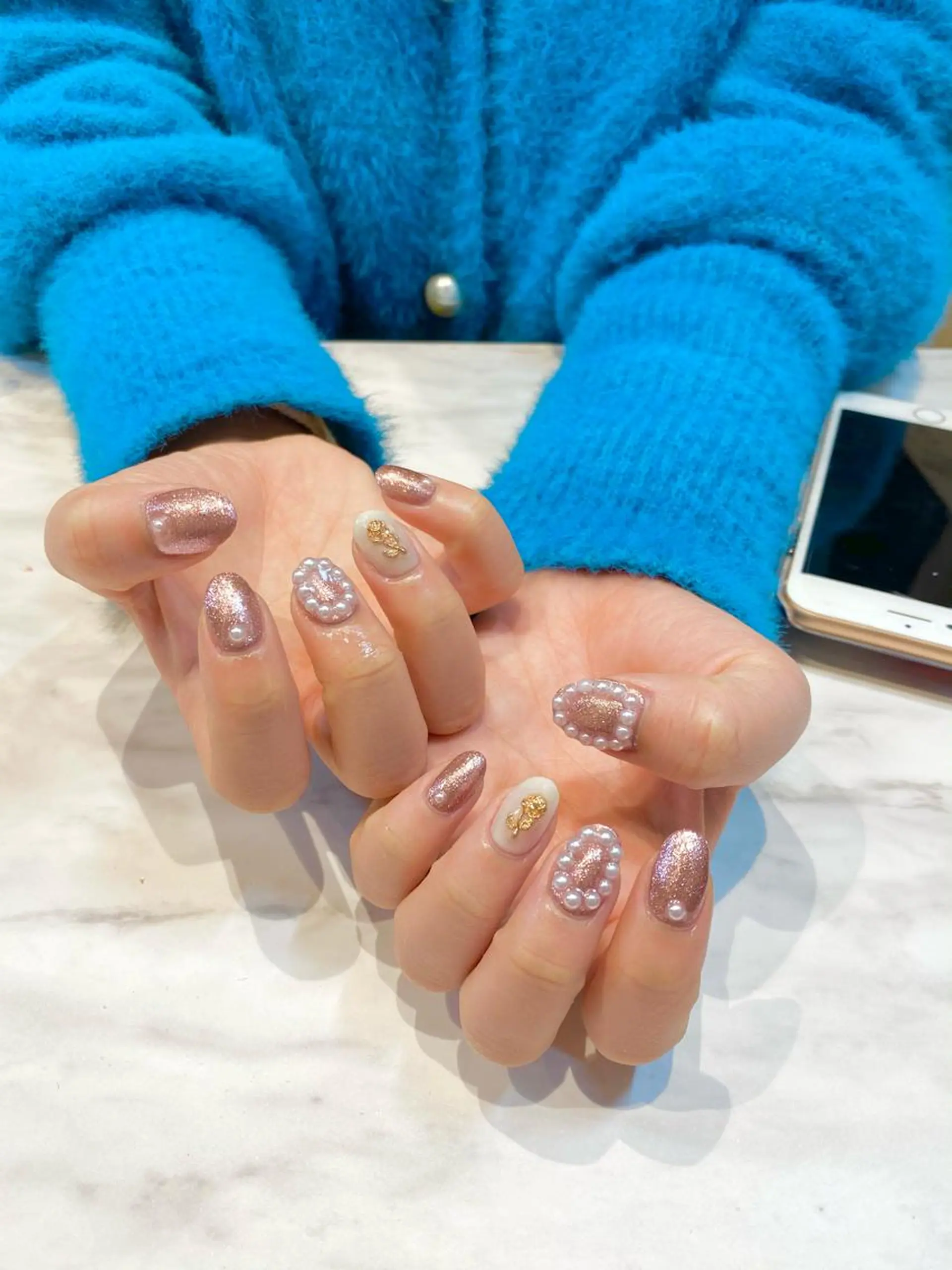 ネイル ハンドネイル レイヤーカット/ 髪質改善/羽柴りくのヘアスタイル