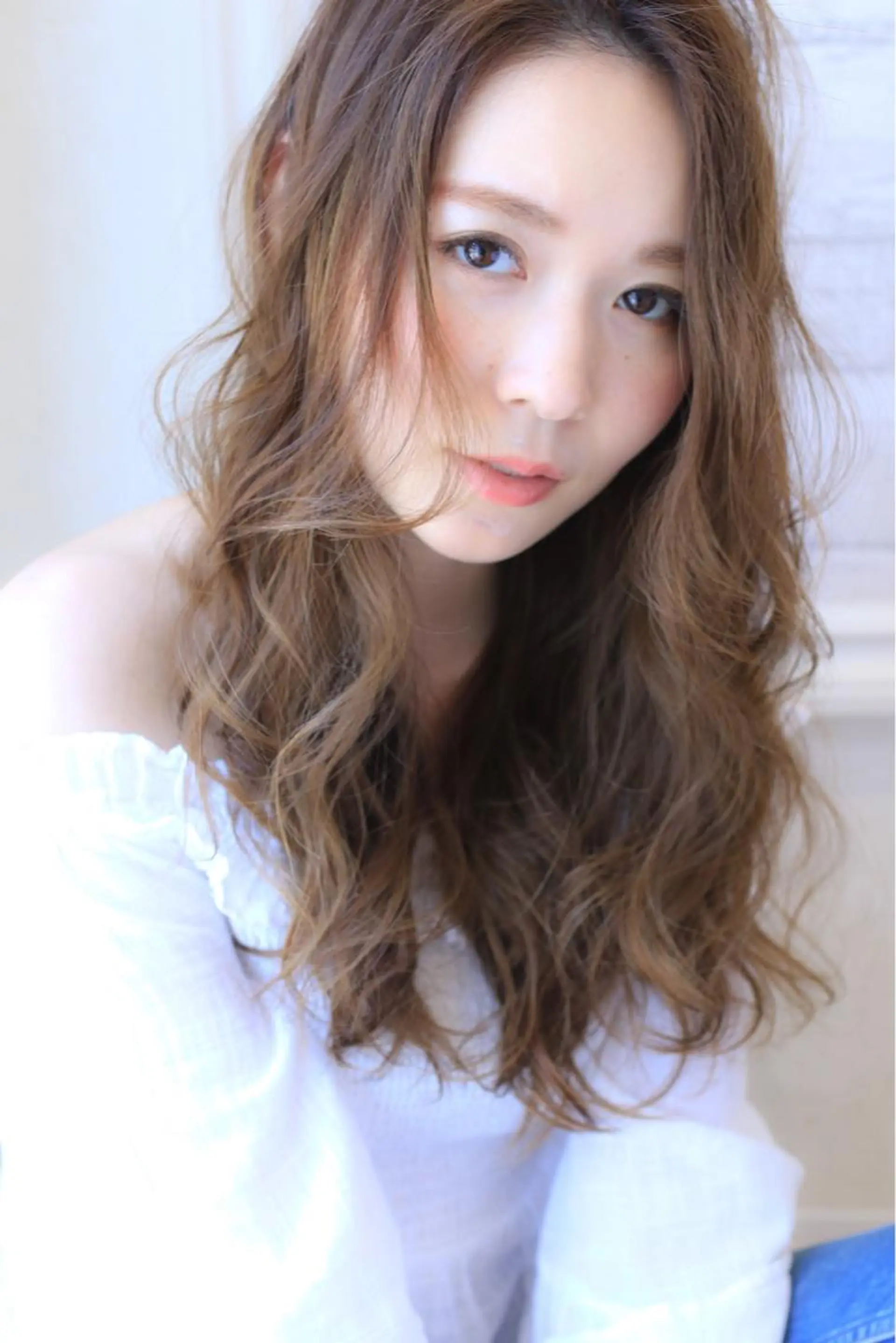 セミロング アッシュ 小顔カット/レイヤー 【WiLL】加藤のヘアスタイル