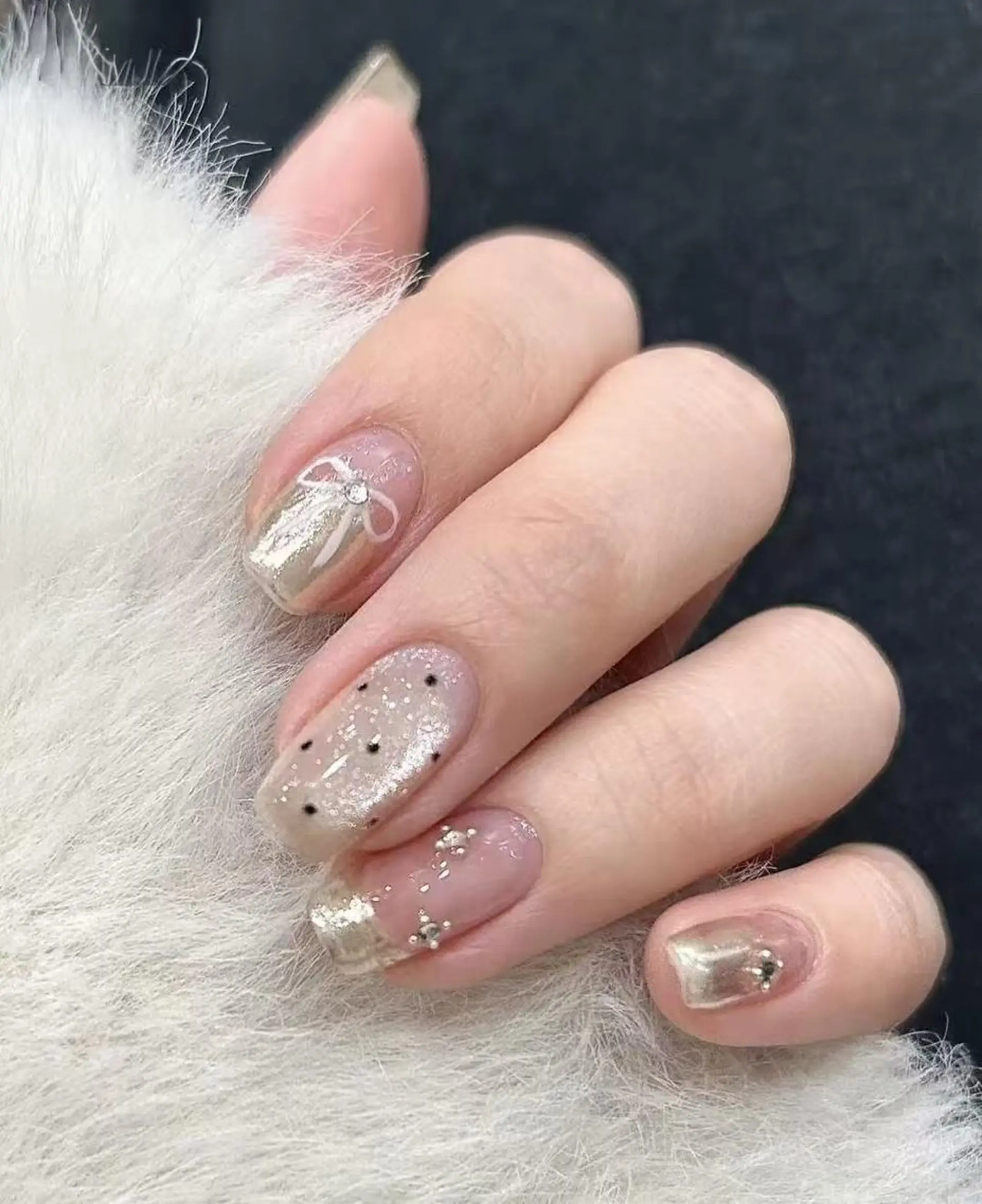 ネイル アートネイル 長さ出し ジェルネイル 韓国ネイル 持ち込み ハンドネイル ハンドケア Hana Bloom Nail 渋谷道玄坂のネイルデザイン