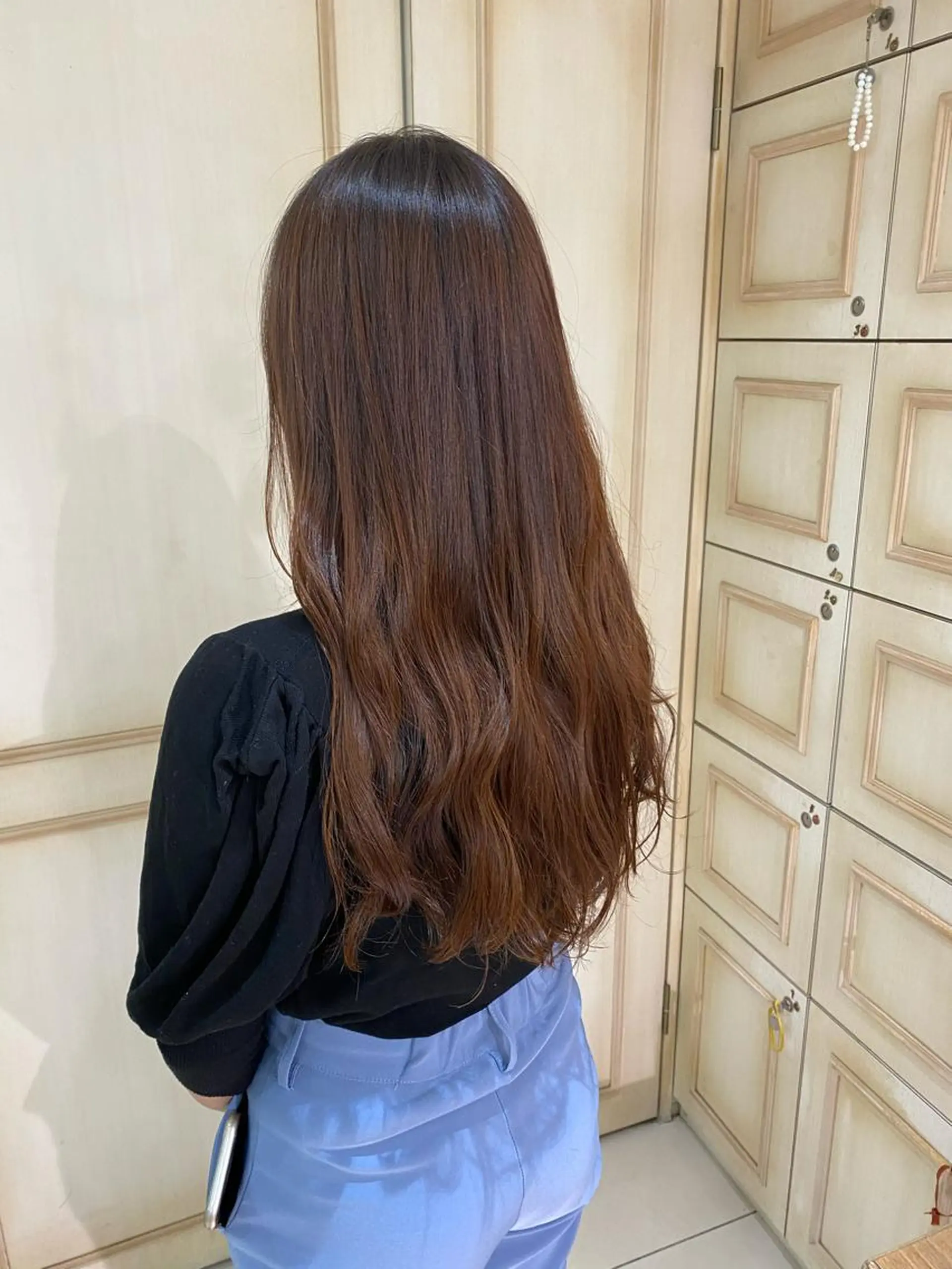 ロング カラー ヘアアレンジ 透明感カラー 古山 結季🌙🖤のヘアスタイル