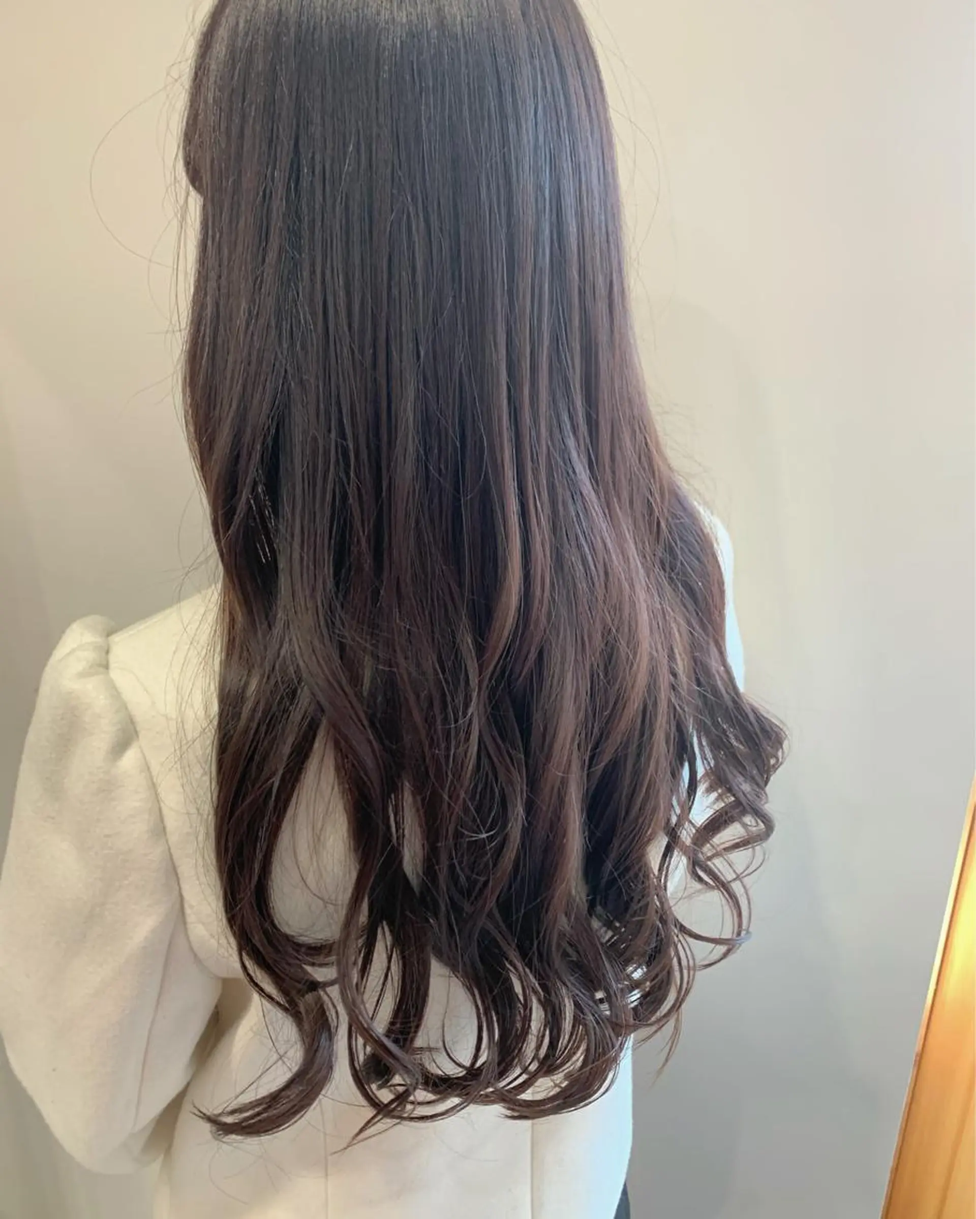 ロング カラー バイオレットカラー 名駅🦢大人艶カラー 🪽カミヤアカネのヘアスタイル