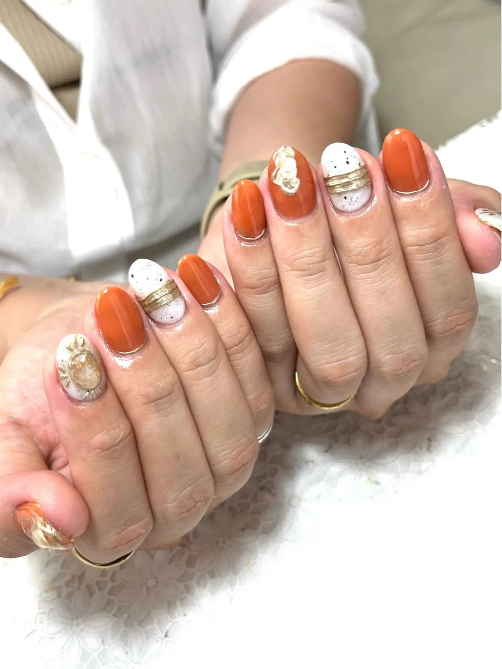 ネイル ジェルネイル 韓国ネイル ミラーネイル 持ち込み パラジェル ハンドネイル nails' it...のネイルデザイン