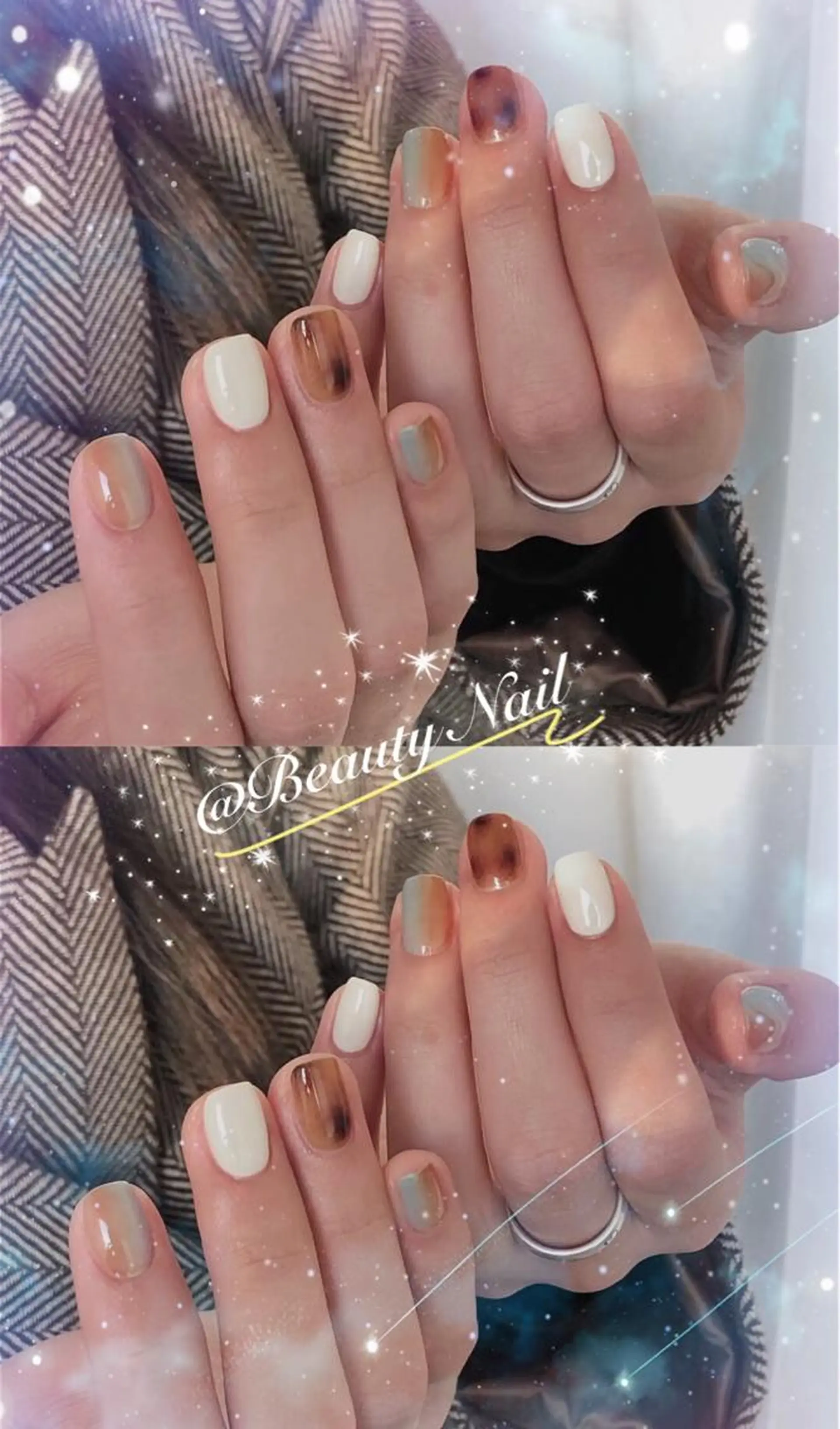 カラー ネイル 冬ネイル Moonstone Salonのネイルデザイン