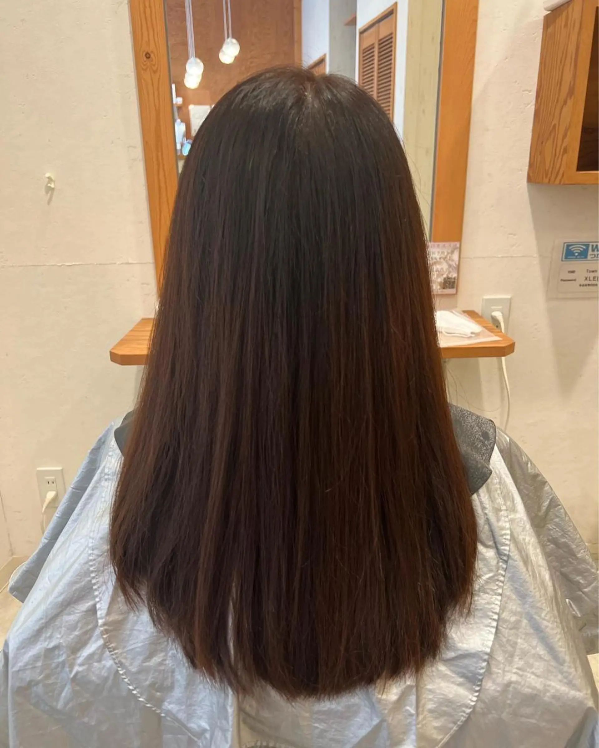 セミロング 髪質改善 縮毛矯正 トリートメント TELA HAIR 幕張本郷店　千尋のヘアスタイル