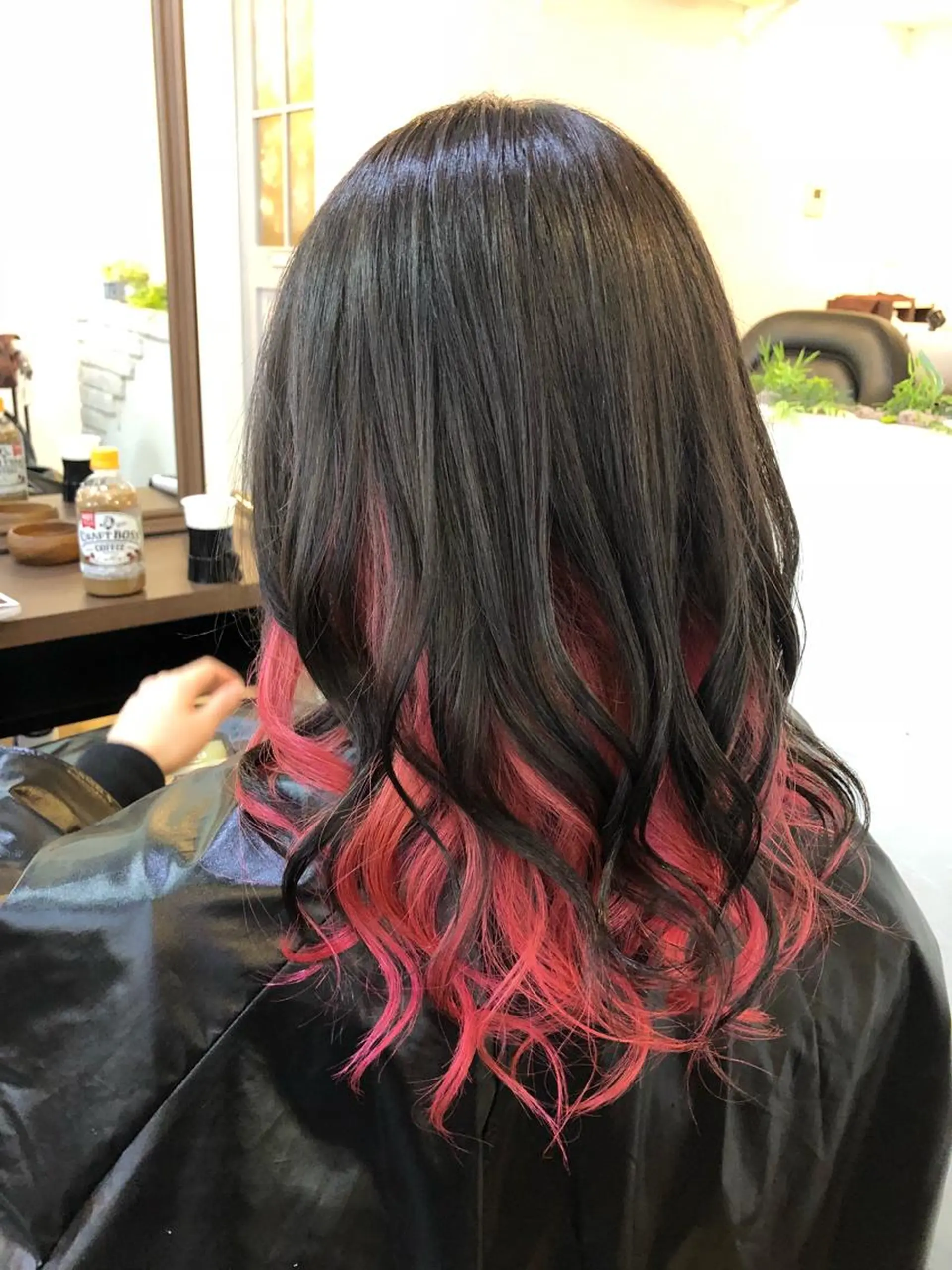 セミロング カット ヘアカラー トリートメント 吉田 典弘のヘアスタイル