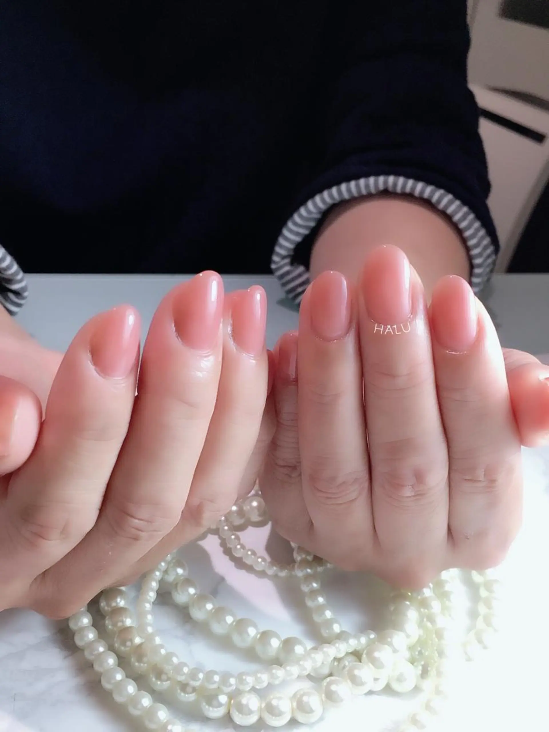 ネイル オレンジ HALU ハルのネイルデザイン