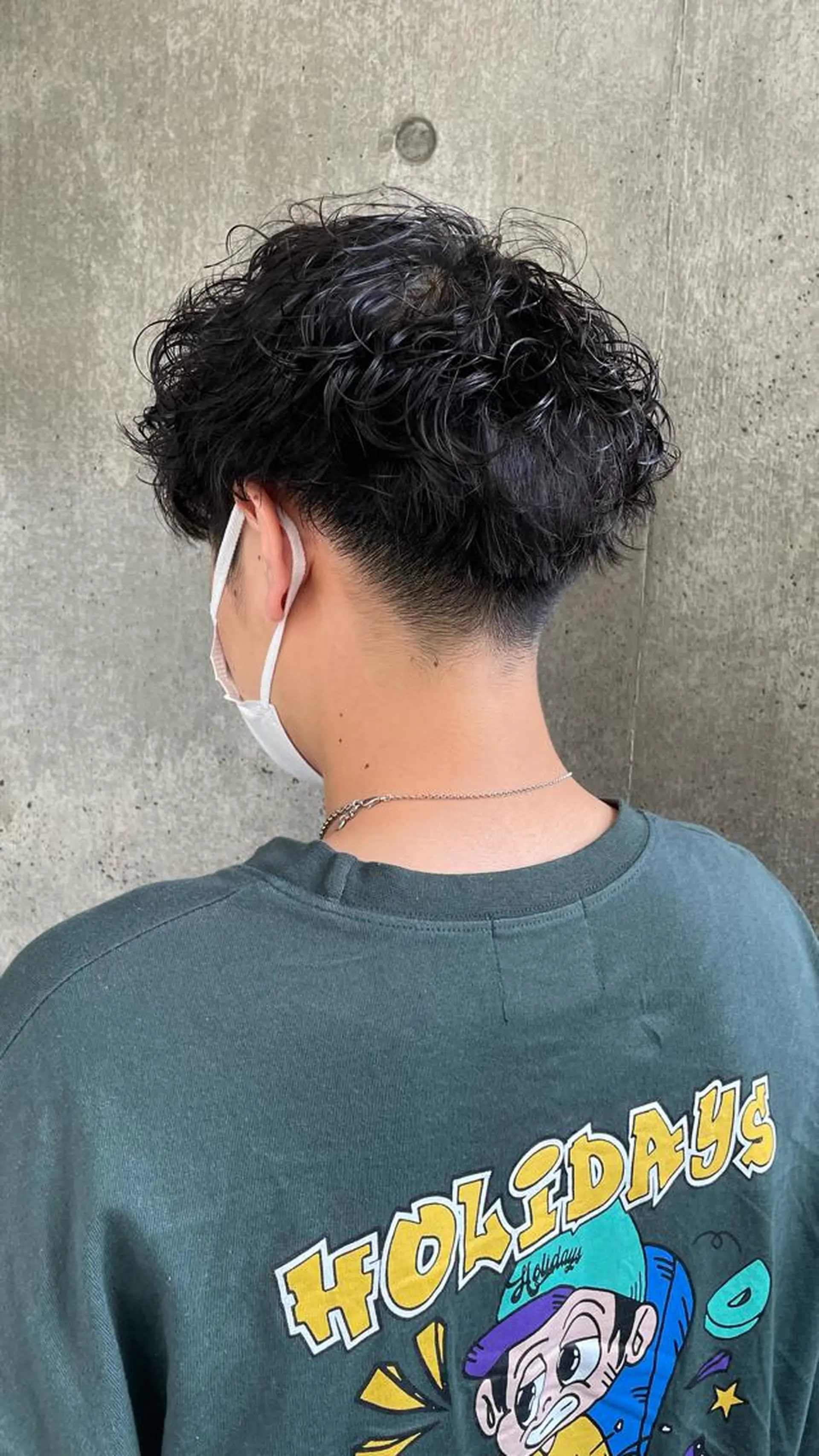 パーマ メンズ もりたみかこ 美容師お休み中のヘアスタイル