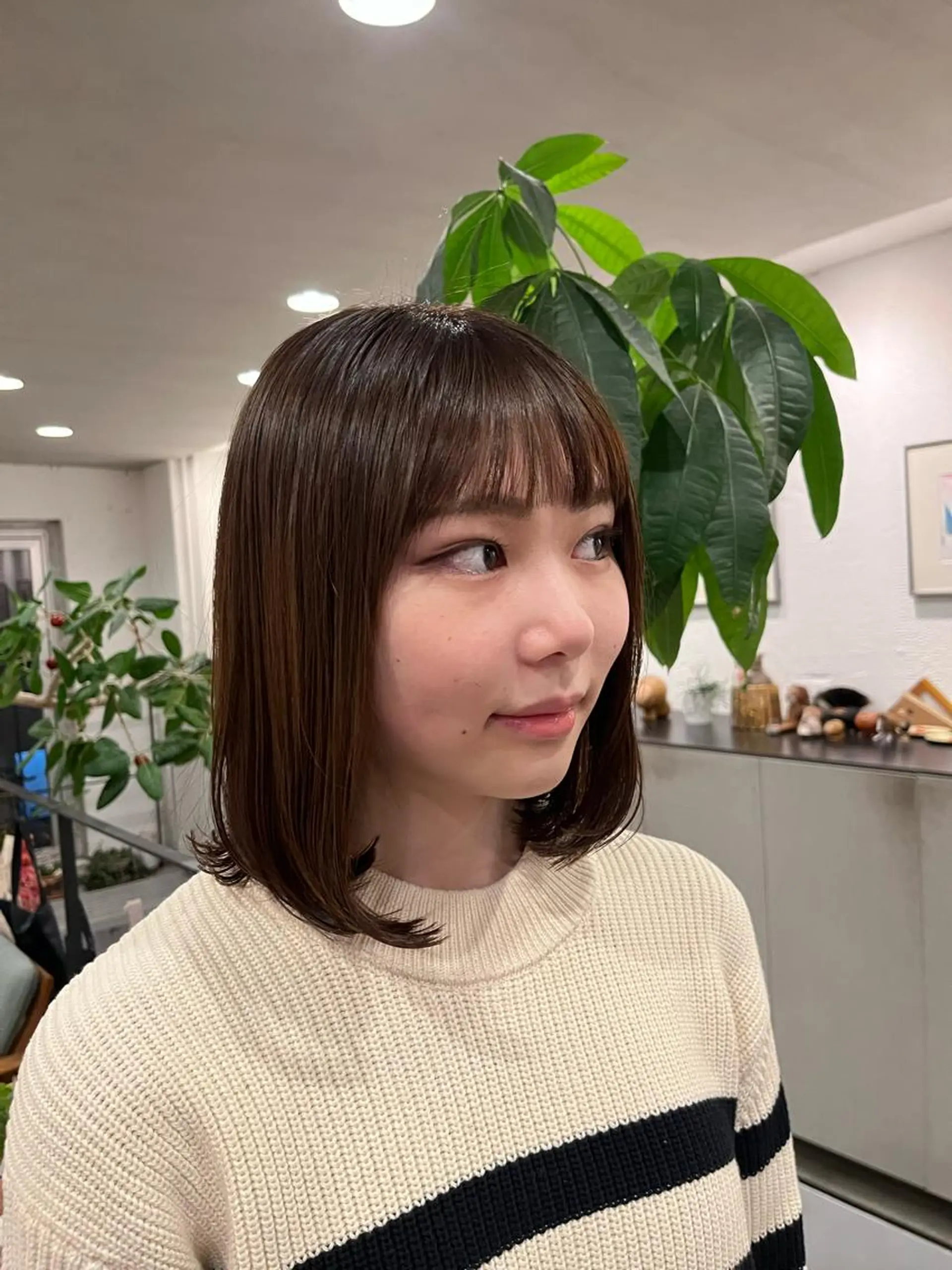 ミディアム カラー うる艶カラー/恵比寿 ベージュ/丸山陽平のヘアスタイル