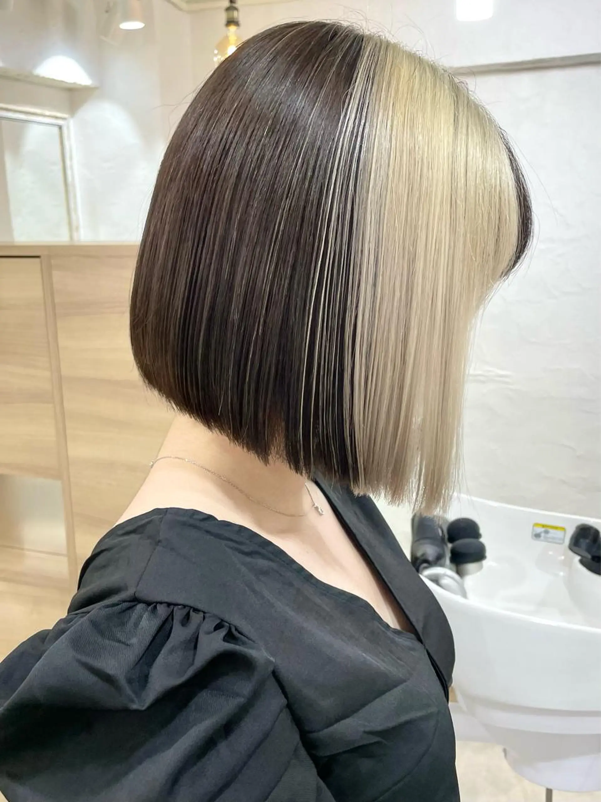 ショート カラー 銀座No.1髪質改善 縮毛矯正/本木のヘアスタイル