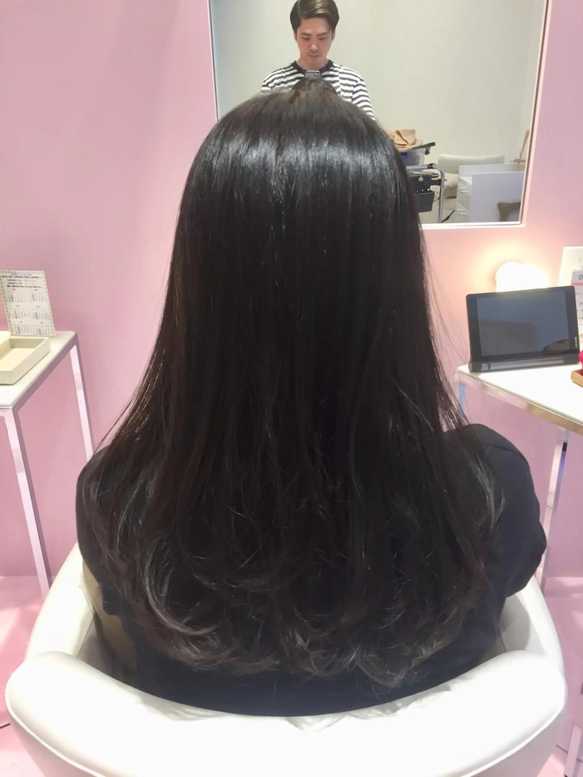 セミロング カット ヘアカラー トリートメント 所渉/韓国レイヤー /ウルフカットのヘアスタイル