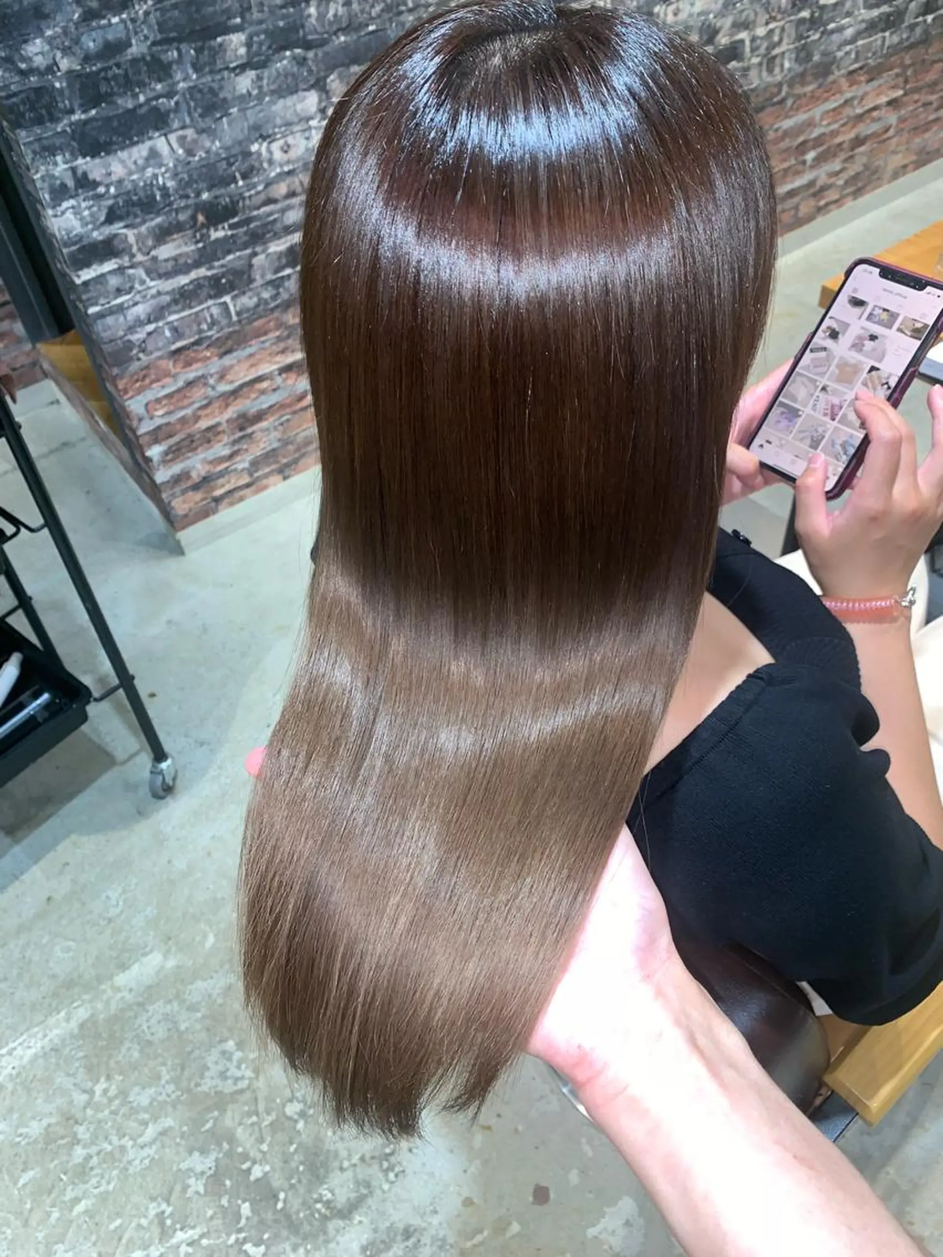 ロング 縮毛矯正/髪質改善 井上智秀のヘアスタイル