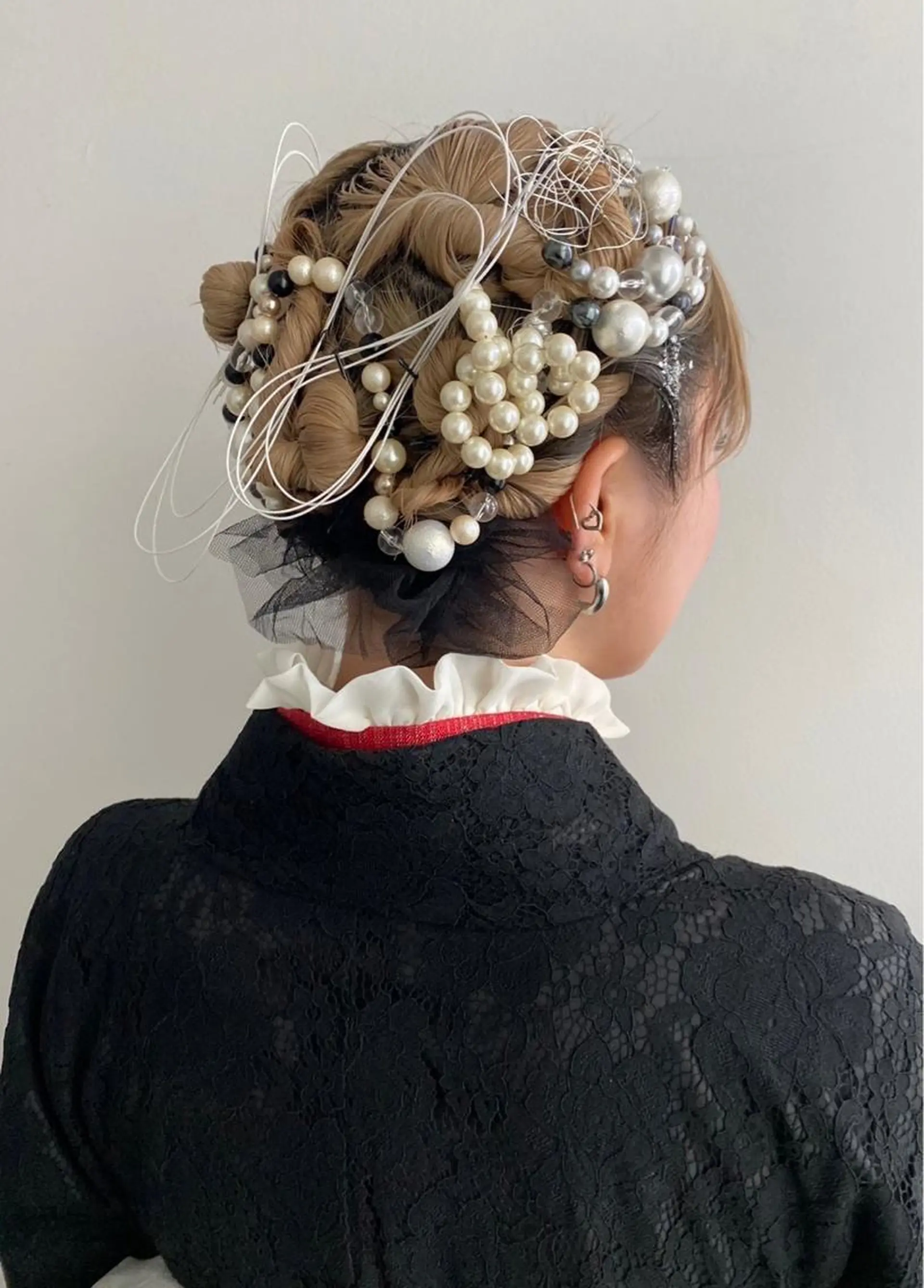 セミロング 韓国🩶Y2Kネイル 💫くれはのネイルデザイン