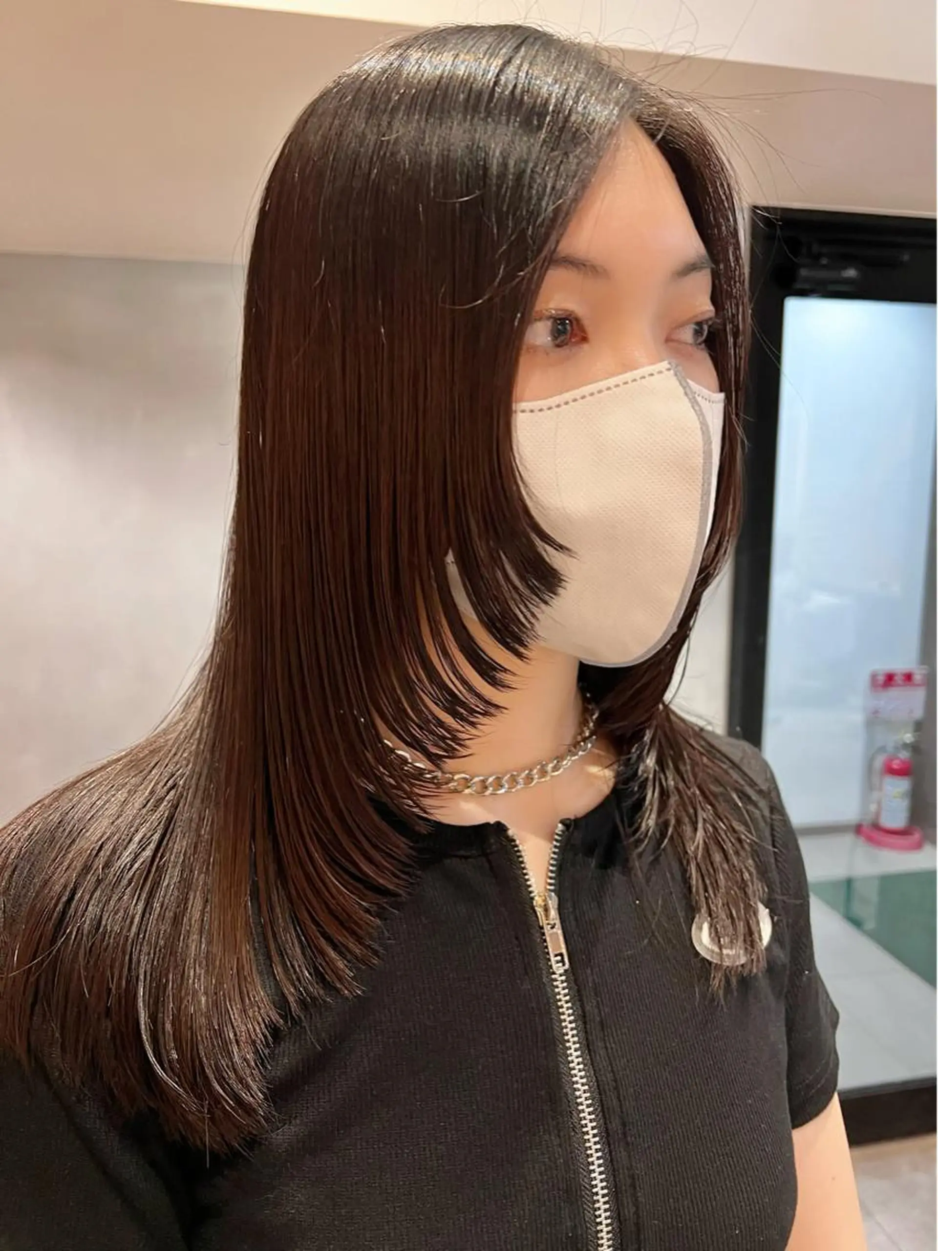 ロング レイヤーカット モテ髪🌈細矢 森平のヘアスタイル