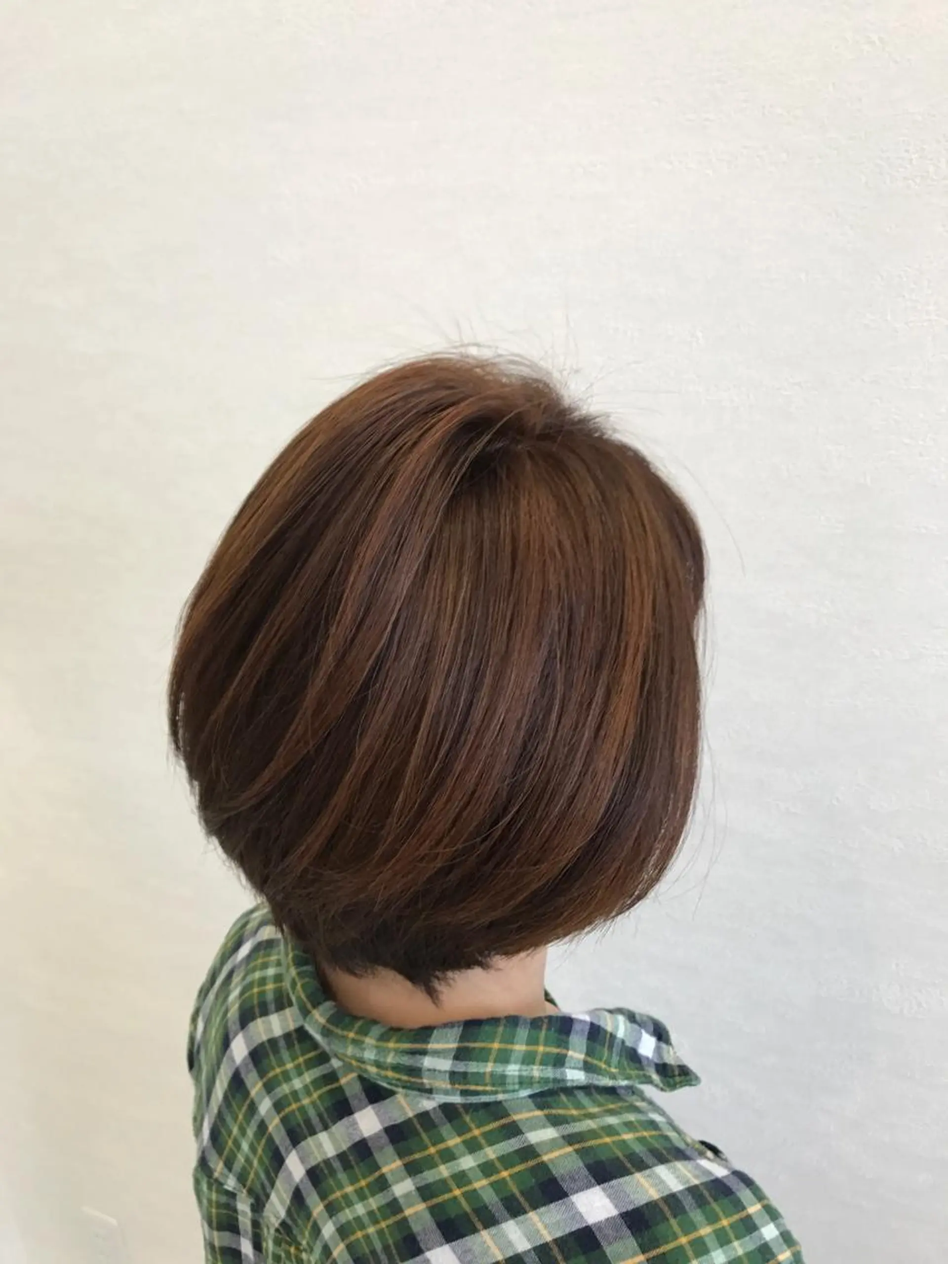 ミディアム ハイライト 星野 慎也のヘアスタイル