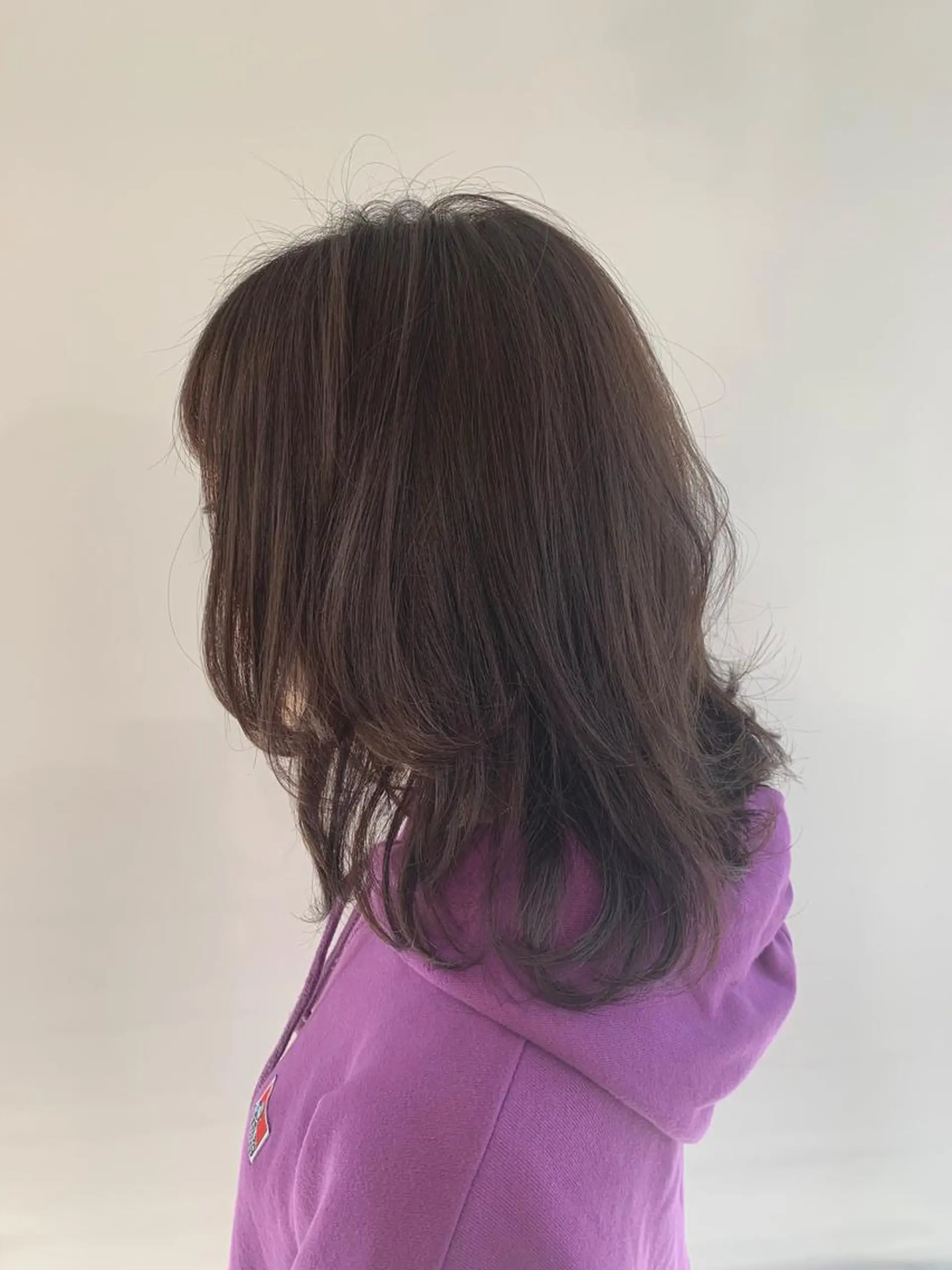 ミディアム カラー パーマ ヘアアレンジ 加藤 綾華のヘアスタイル