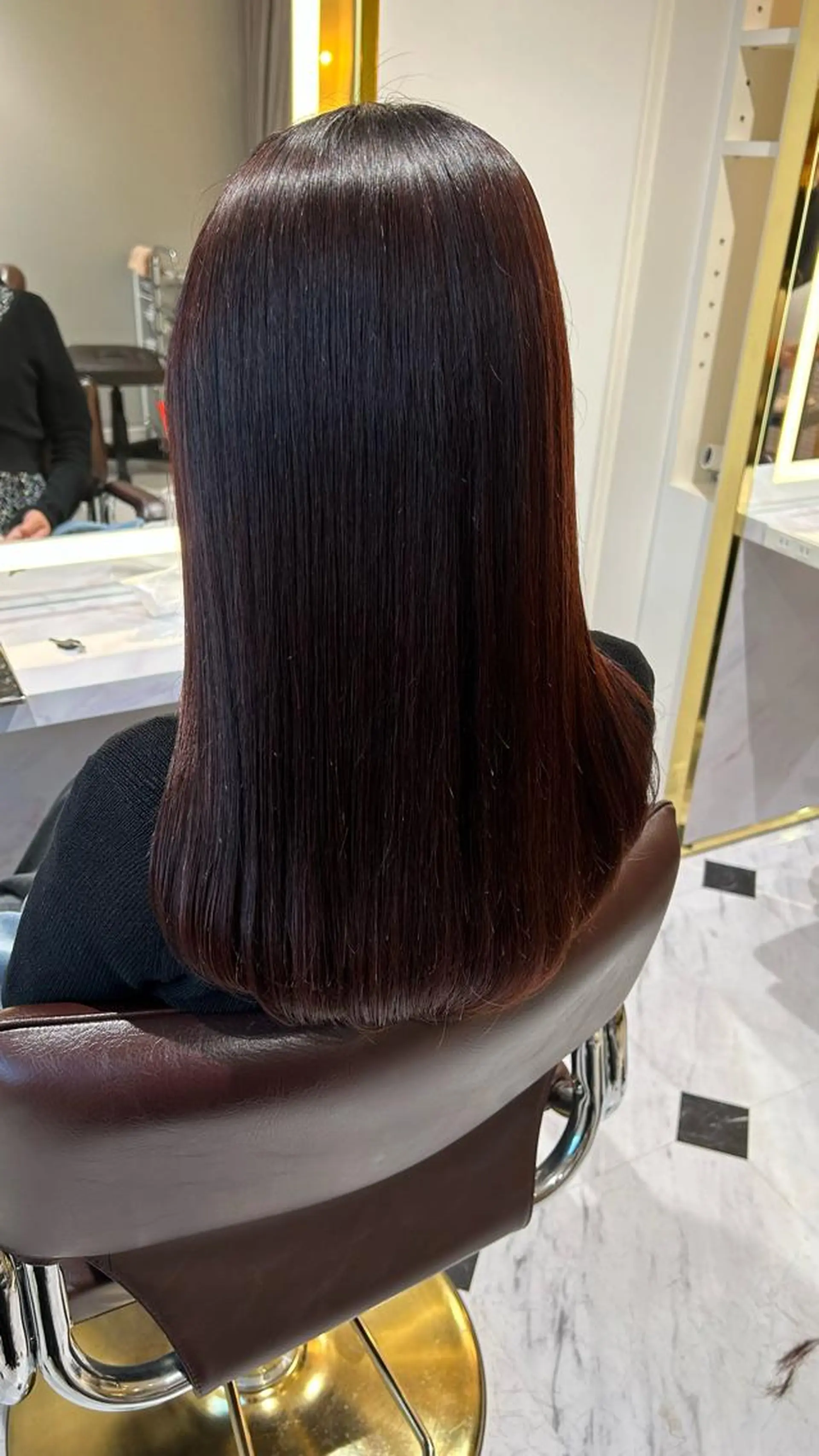 セミロング ヘアカラー 髪質改善サロン🫧 戎谷栞菜のヘアスタイル