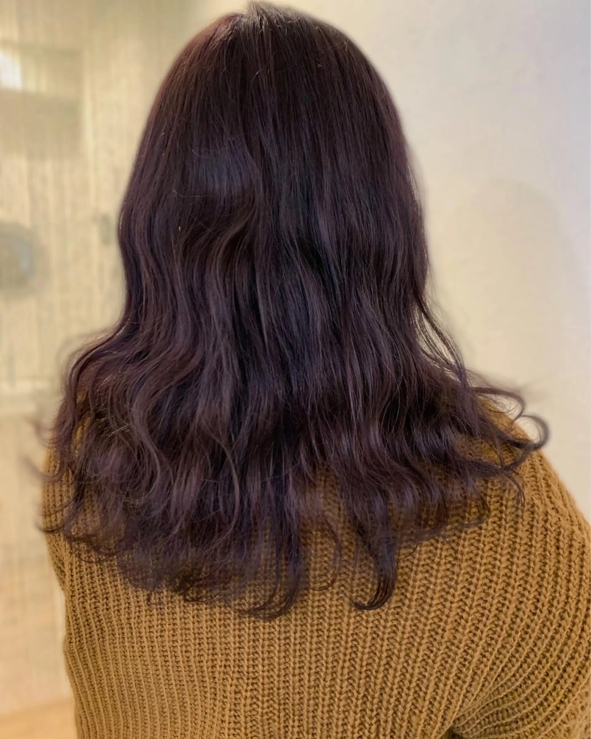 セミロング カラー ブリーチ パープルカラー ヘアカラー m ā l o.🌷 サカモトマイコのヘアスタイル