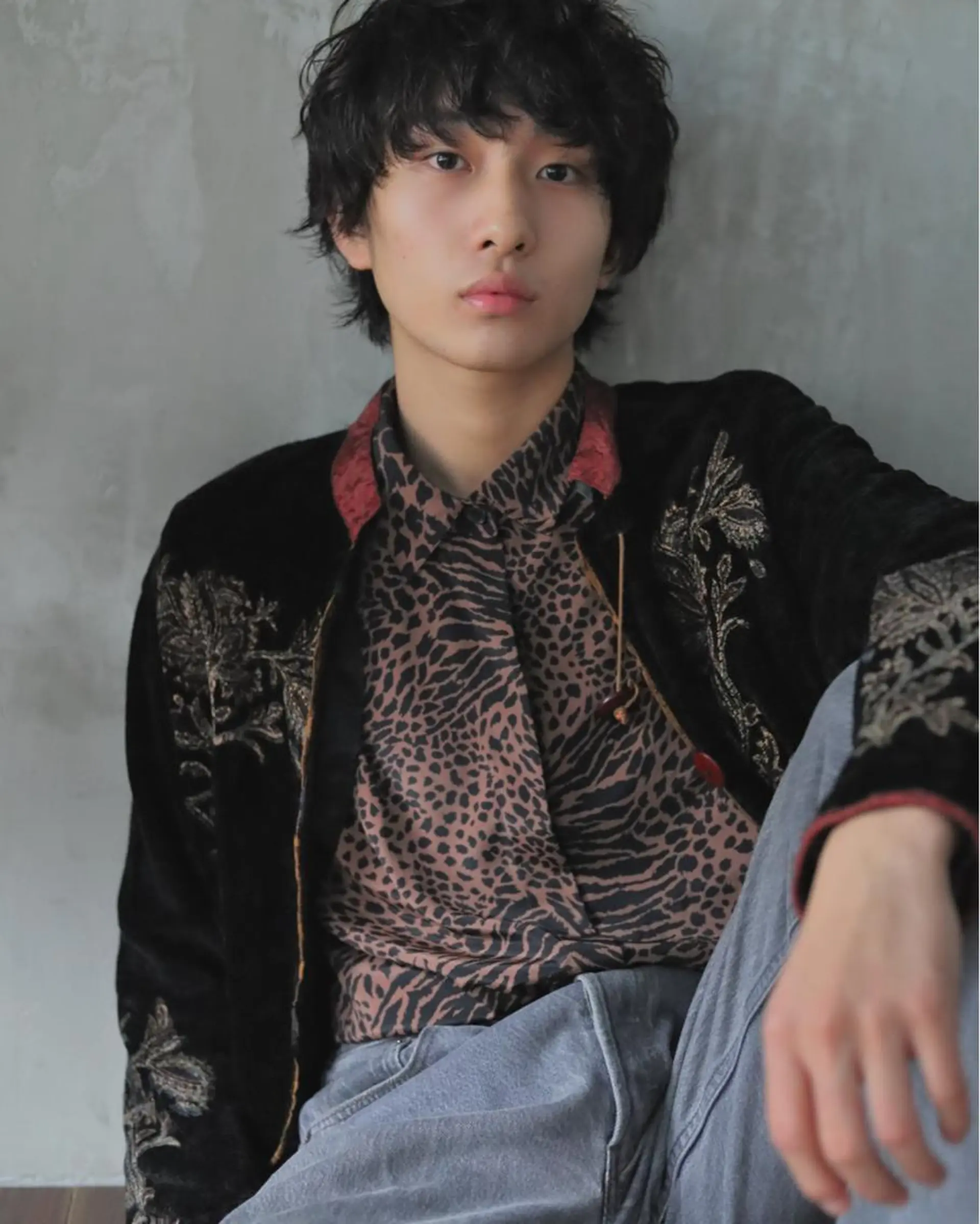 ショート パーマ メンズ パーマ 落合 優樹のヘアスタイル