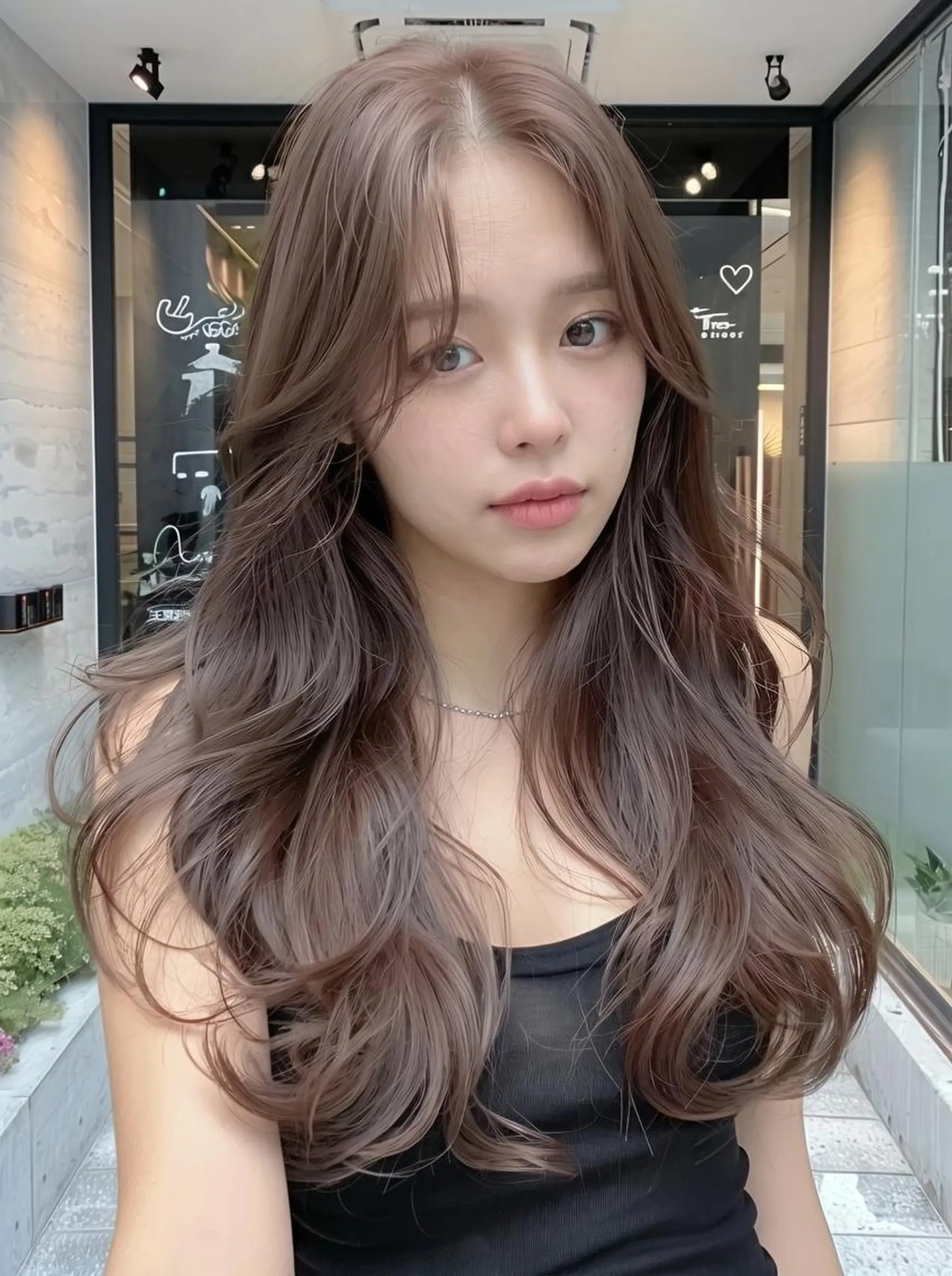 ロング レイヤー/顔周り🌈 韓国特化 ヒトミ☁️のヘアスタイル