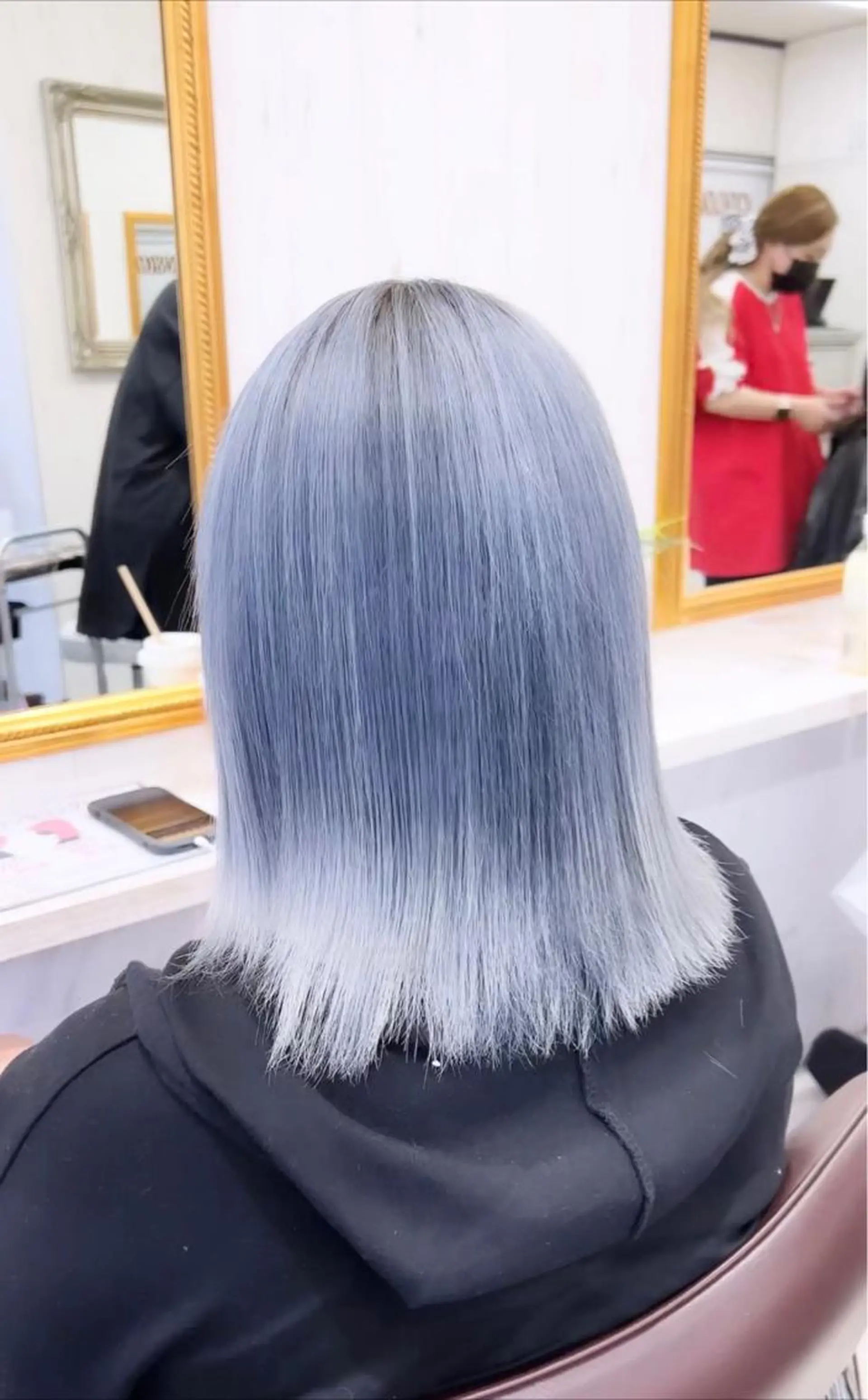 ミディアム カラー ヘアカラー TAKATO ✨ハイトーン✨のヘアスタイル