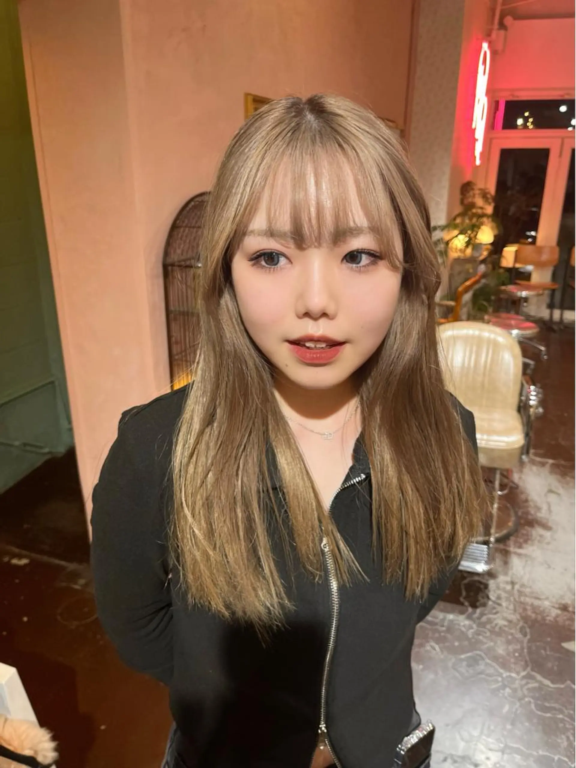 ロング Junmi/ﾁｶｼﾂ /堀江のヘアスタイル