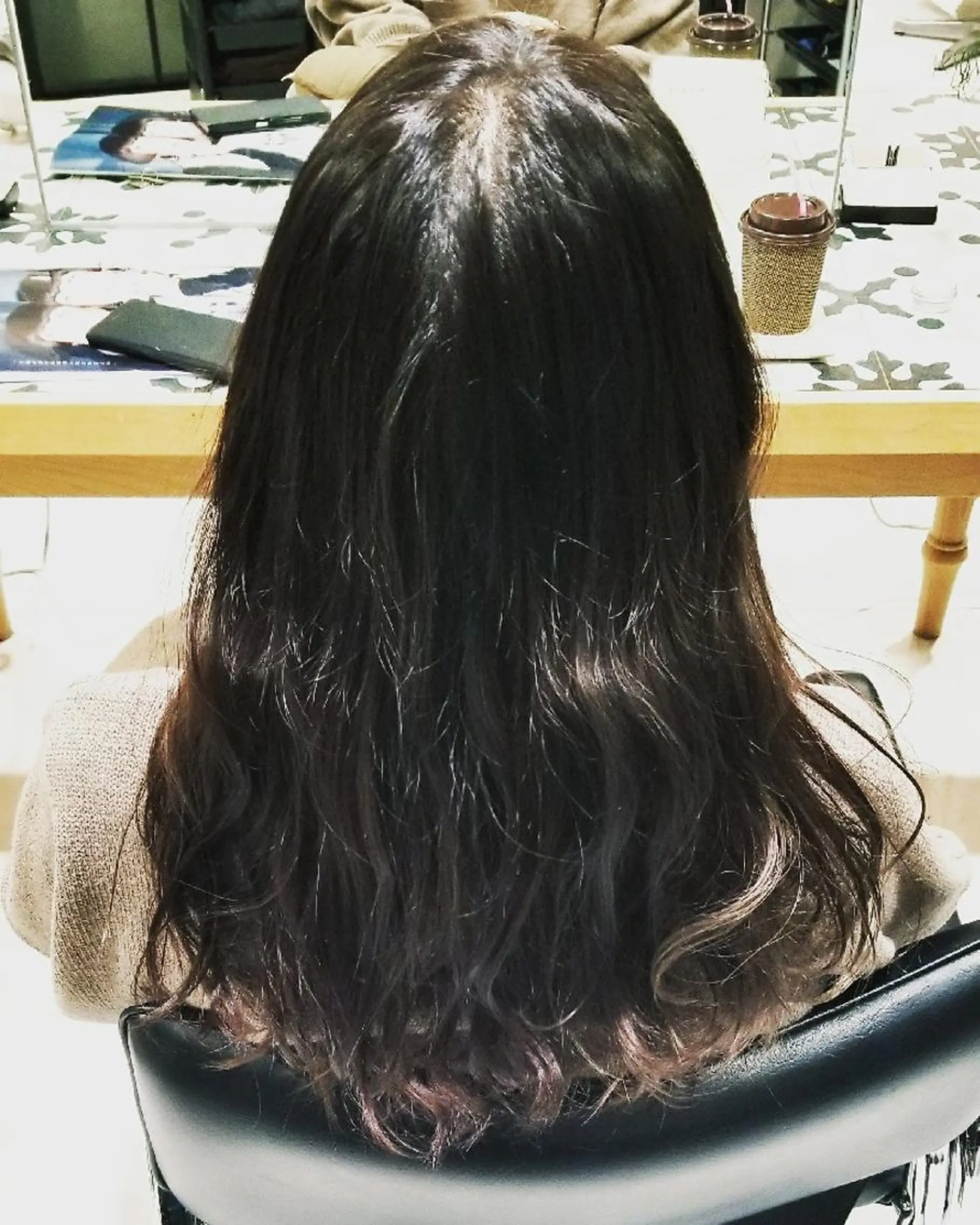セミロング La fith hair 池袋店所属・🌿赤み消し/ 艶カラー落合　優🌿のヘアスタイル