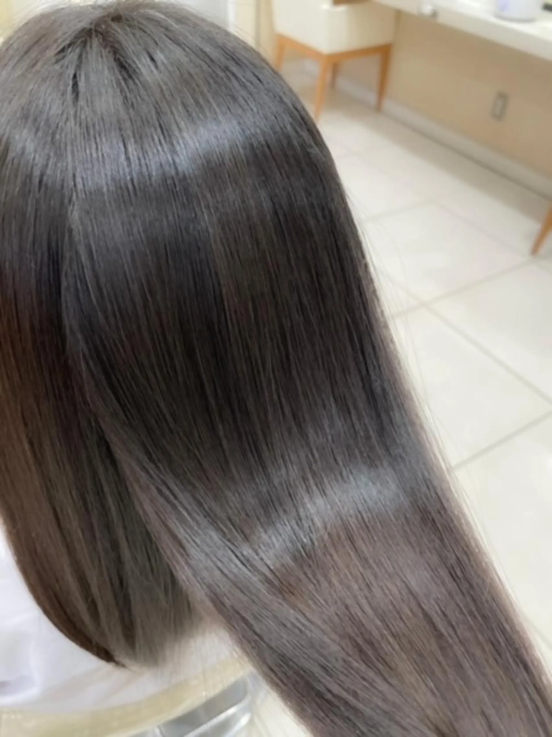 ロング パーマ 縮毛矯正 縮毛矯正 上村 夢斗のヘアスタイル