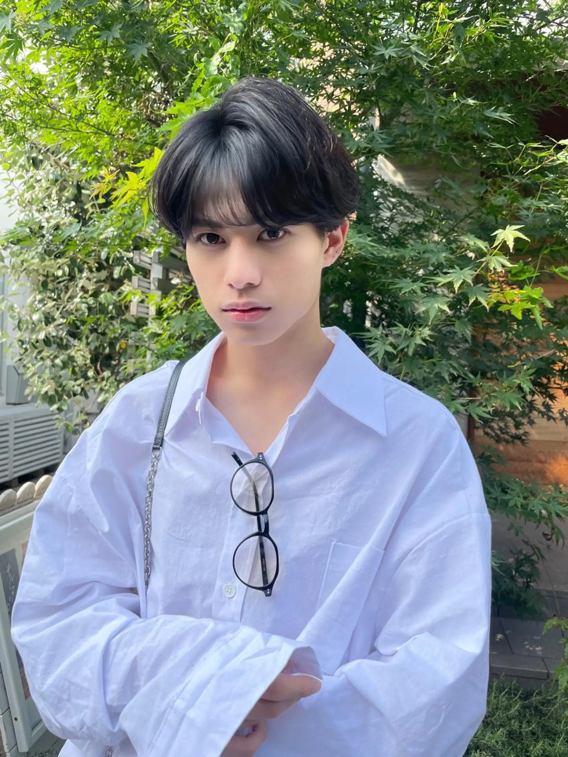 ショート カラー メンズ カット 顔周りカット× 髪質改善【リョウ】のヘアスタイル