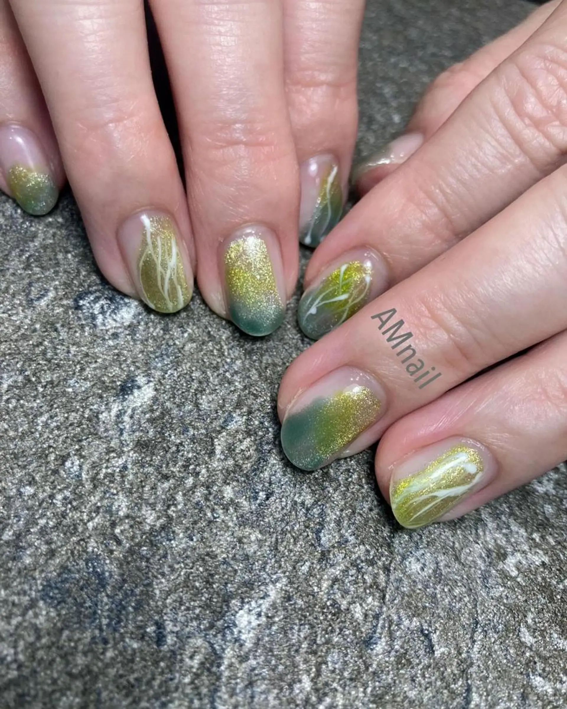 ネイル アートネイル 持ち込み ハンドネイル Am:nail 柏 SUE（スゥ）のネイルデザイン