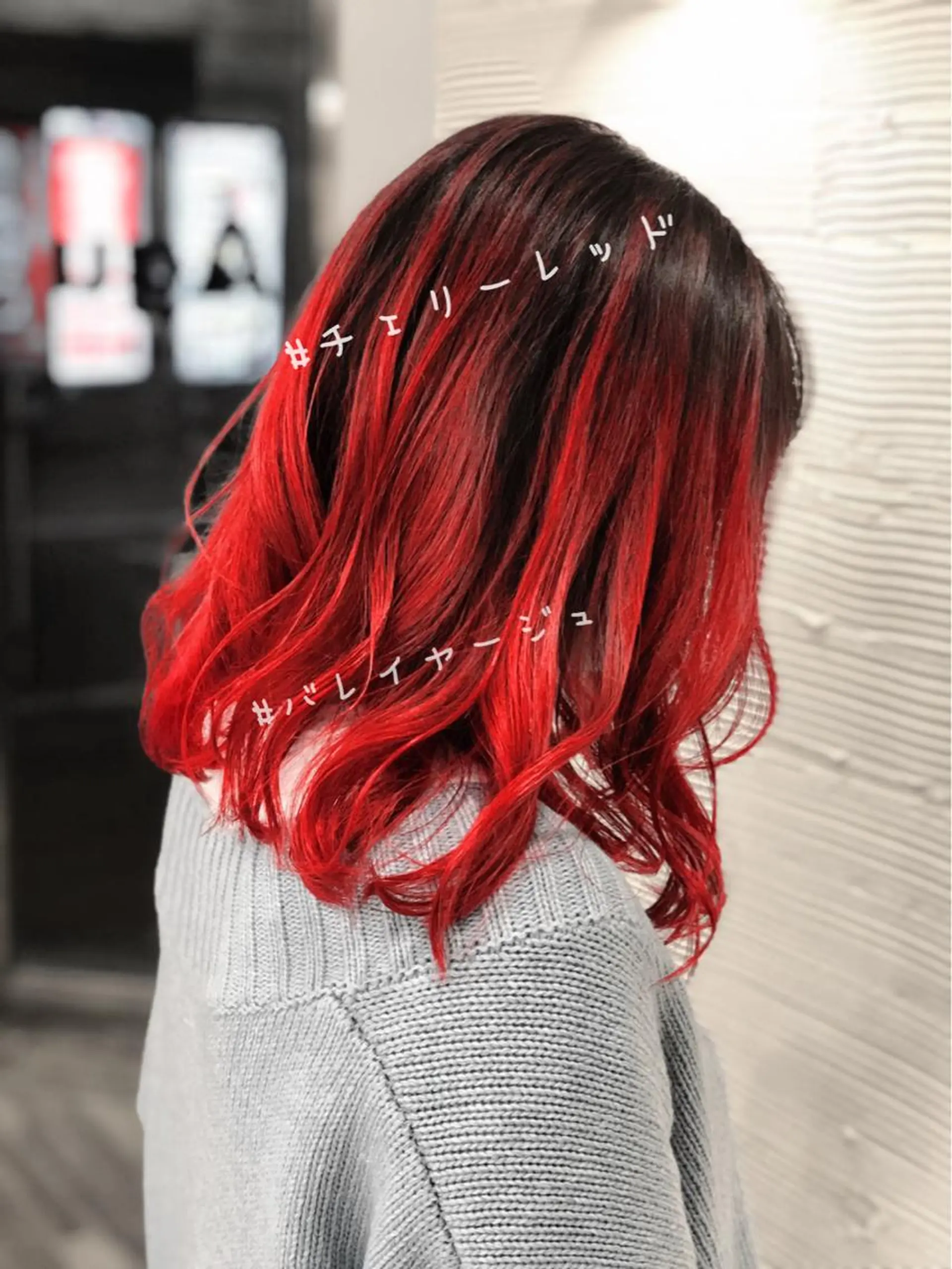 ミディアム カラー ヘアアレンジ ✖️リーアキト LEEAKITO✖️のヘアスタイル