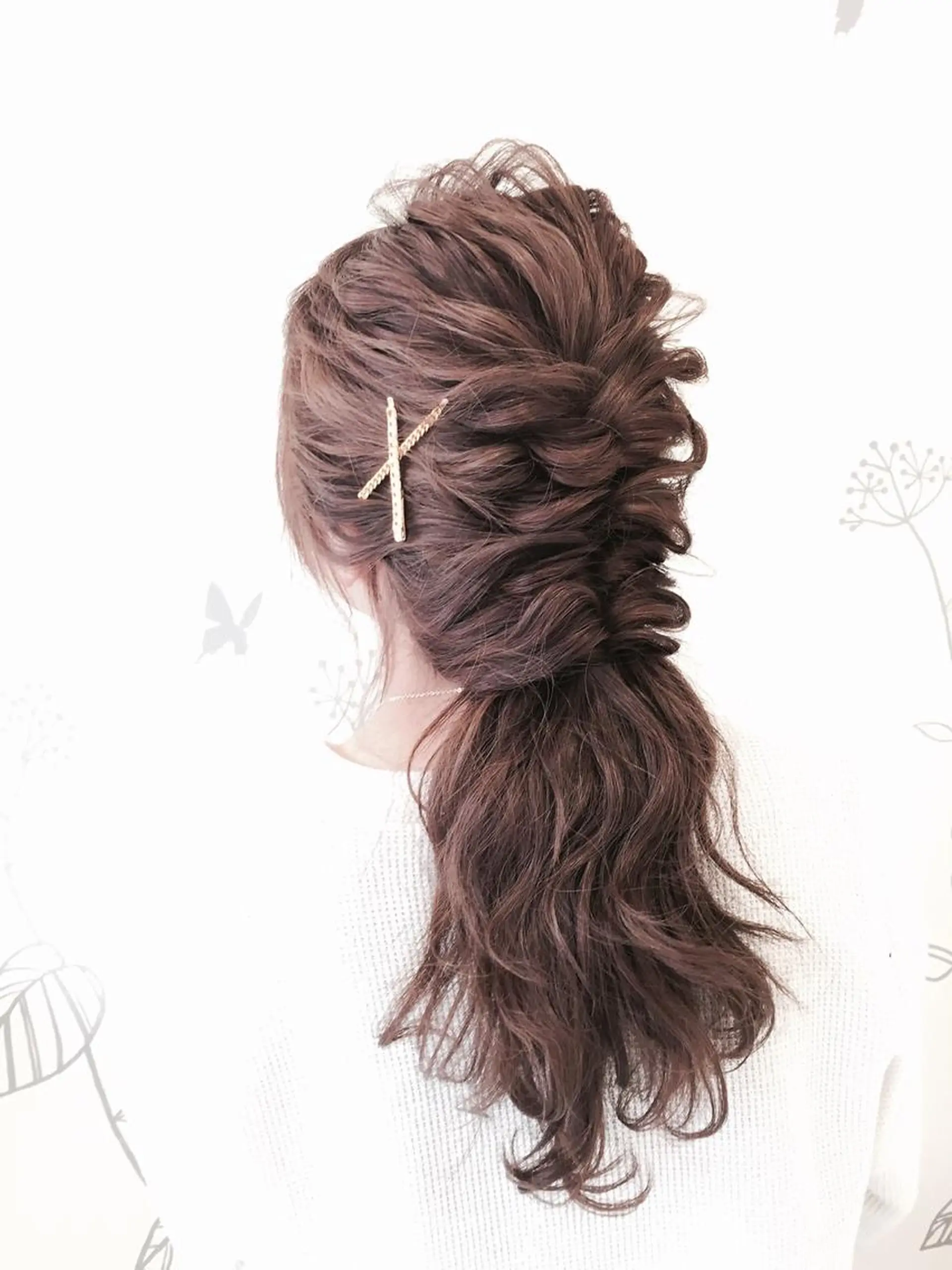 ロング ヘアアレンジ 奥谷 美代子のヘアスタイル