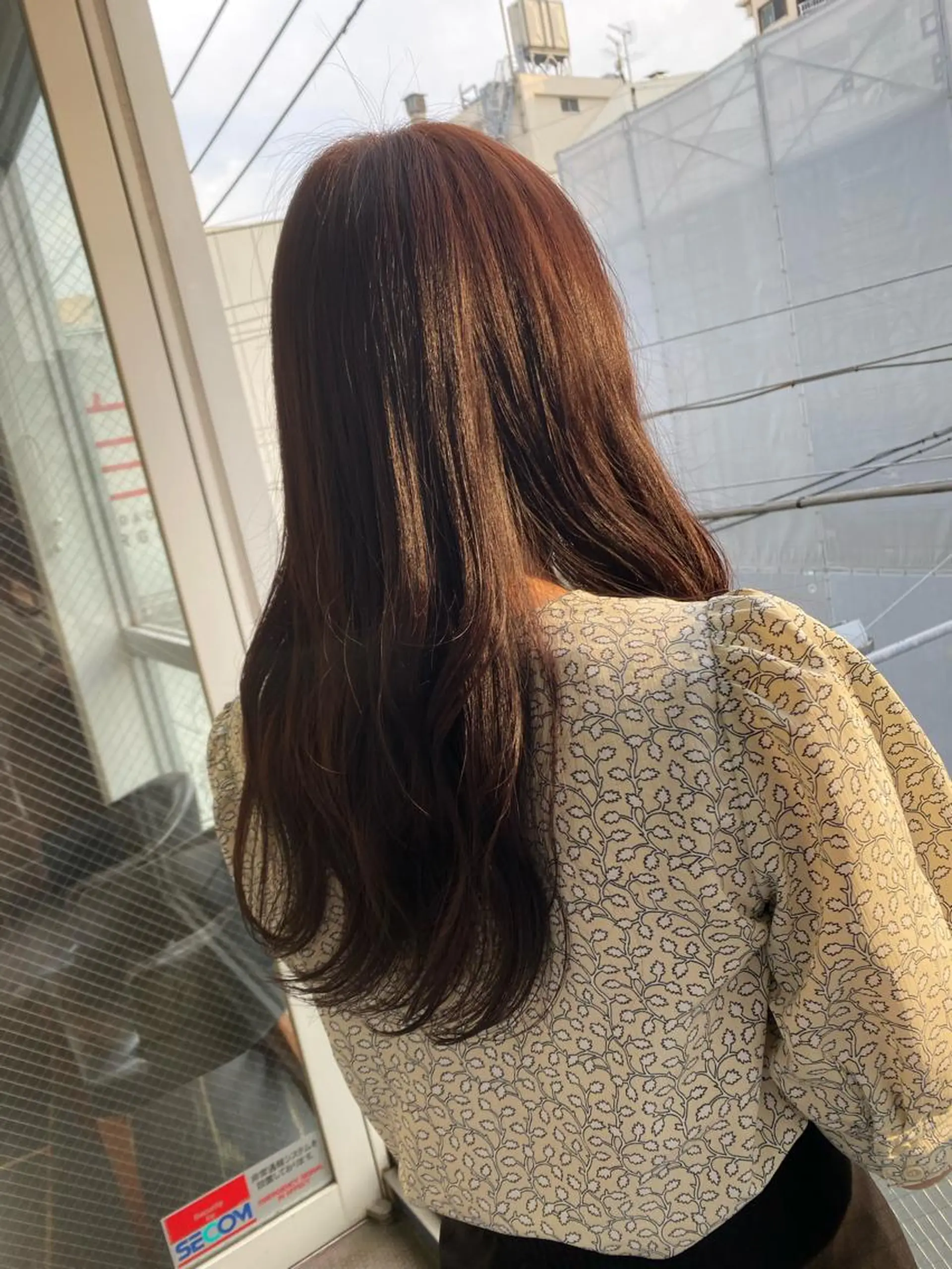 セミロング カラー パーマモデル募集中 渥美翔人のヘアスタイル