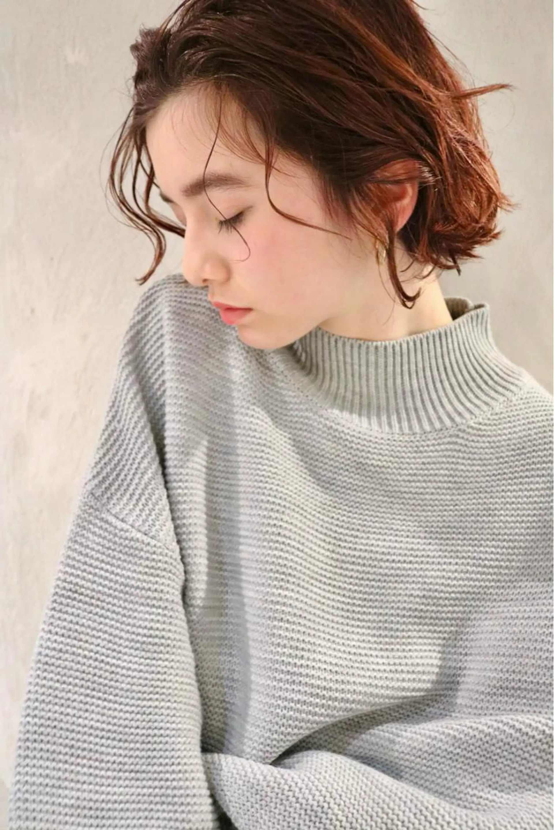 ミディアム カラー パーマ カット ヘアカラー パーマ トリートメント 似合わせカラーパーマ 🌿kitin米川のヘアスタイル