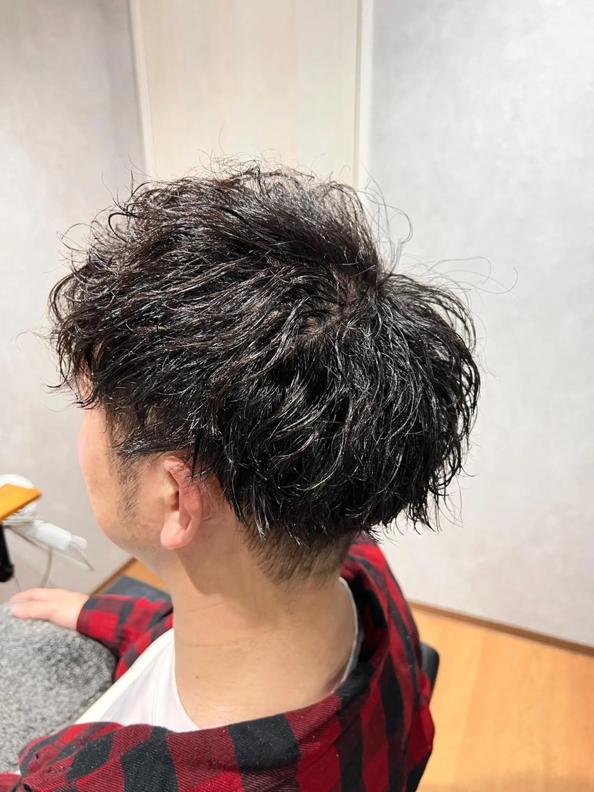 ショート パーマ パーマ メンズ特化☝️添田 好恵のヘアスタイル