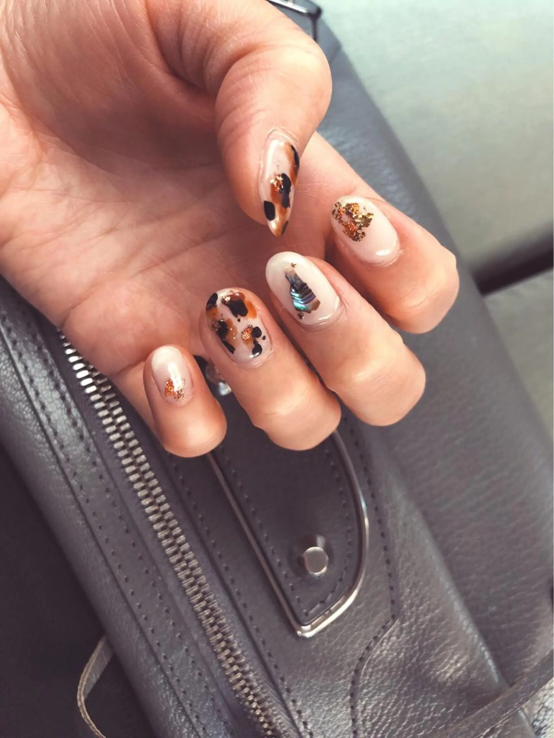 ネイル アニマル柄 ハンドネイル Nakazawa Mayuのネイルデザイン