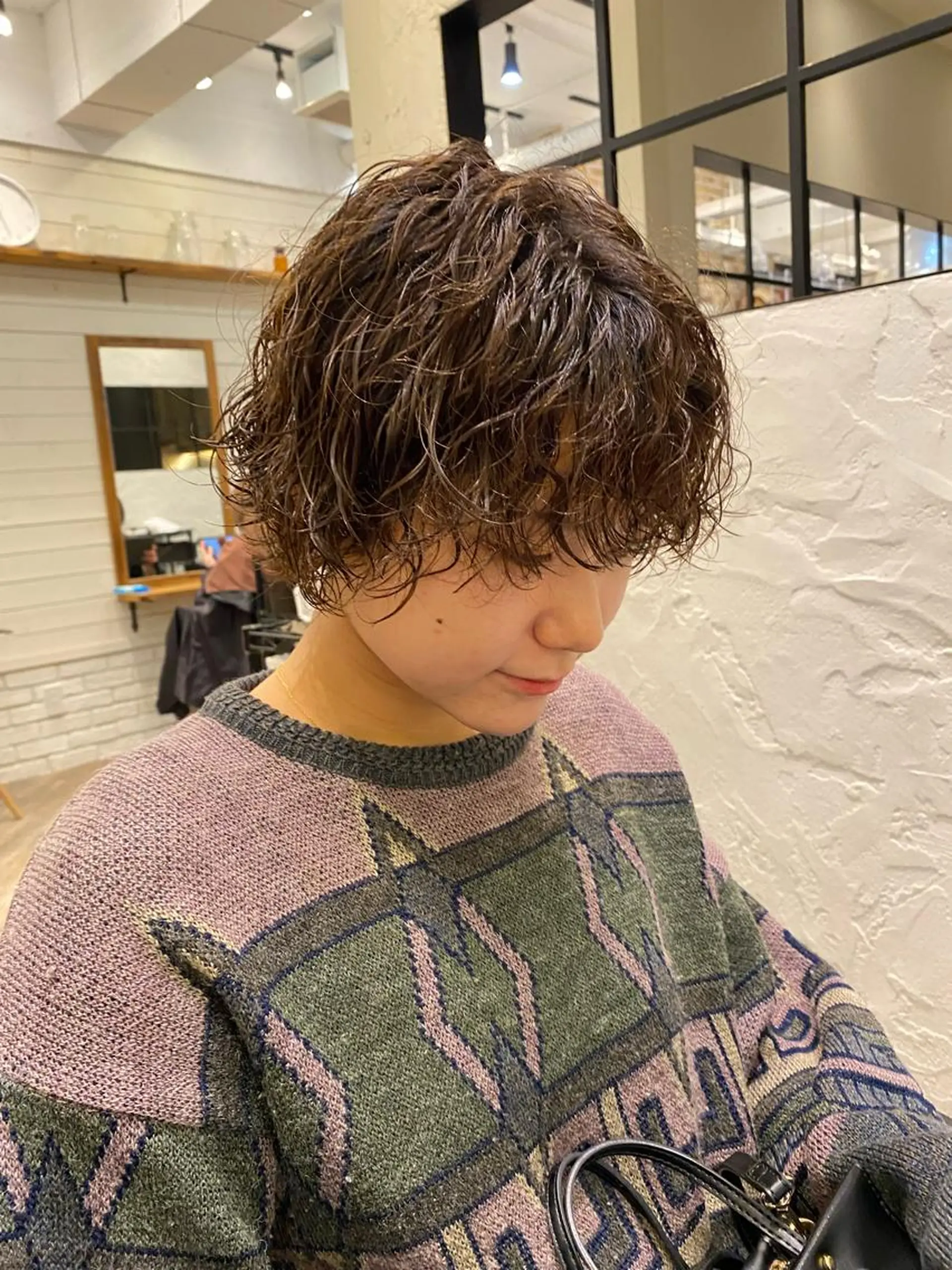 ショート パーマ ニュアンスパーマ 🌸透明感艶 カラー🌸Yuukiのヘアスタイル