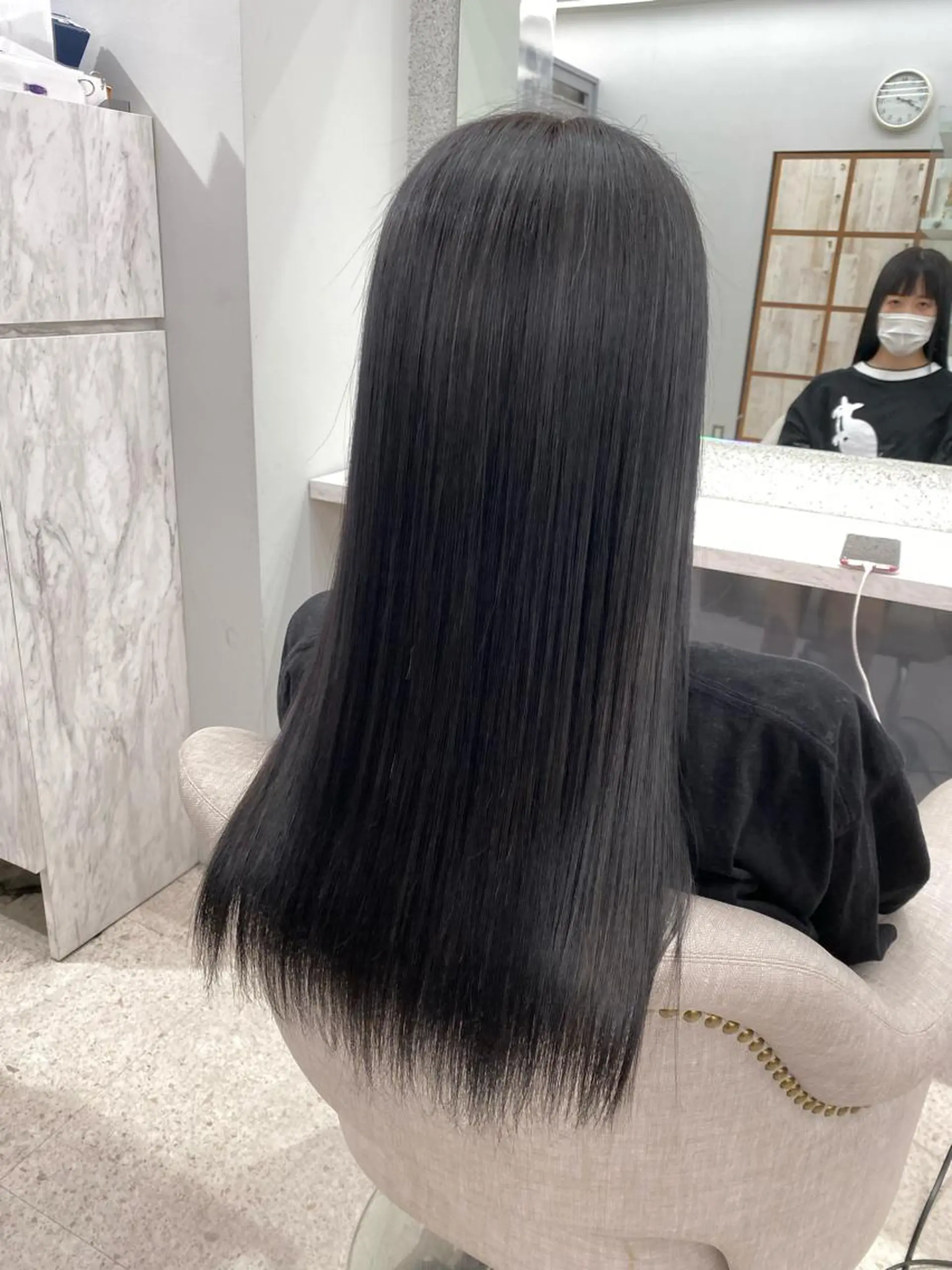 ロング カラー パーマ ヘアアレンジ メンズ キッズ ネイル マツエク・マツパ レイヤーカット/ 髪質改善/羽柴りくのヘアスタイル