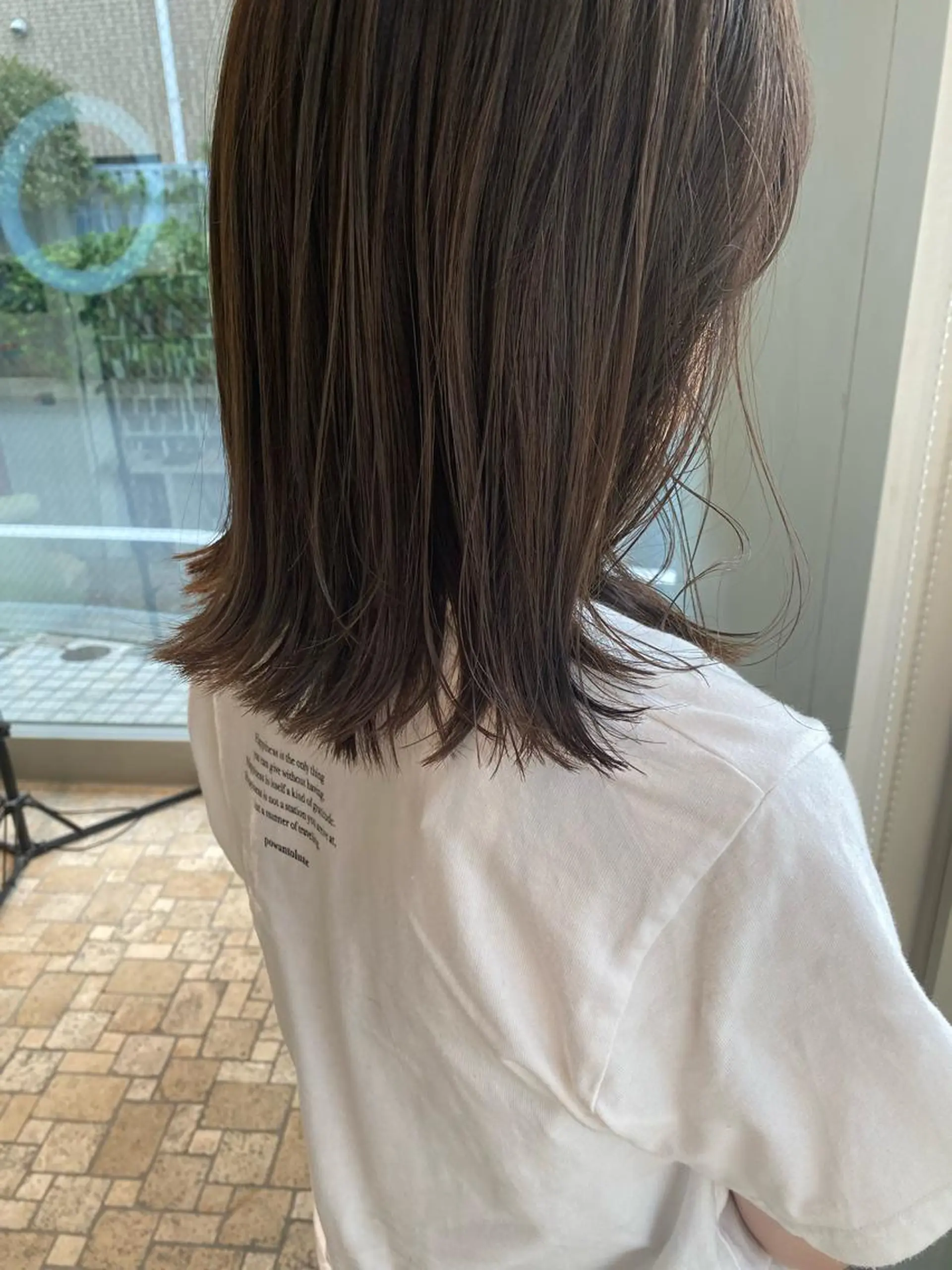 ミディアム カラー カット ヘアカラー トリートメント ✴︎まえた さやか✴︎のヘアスタイル