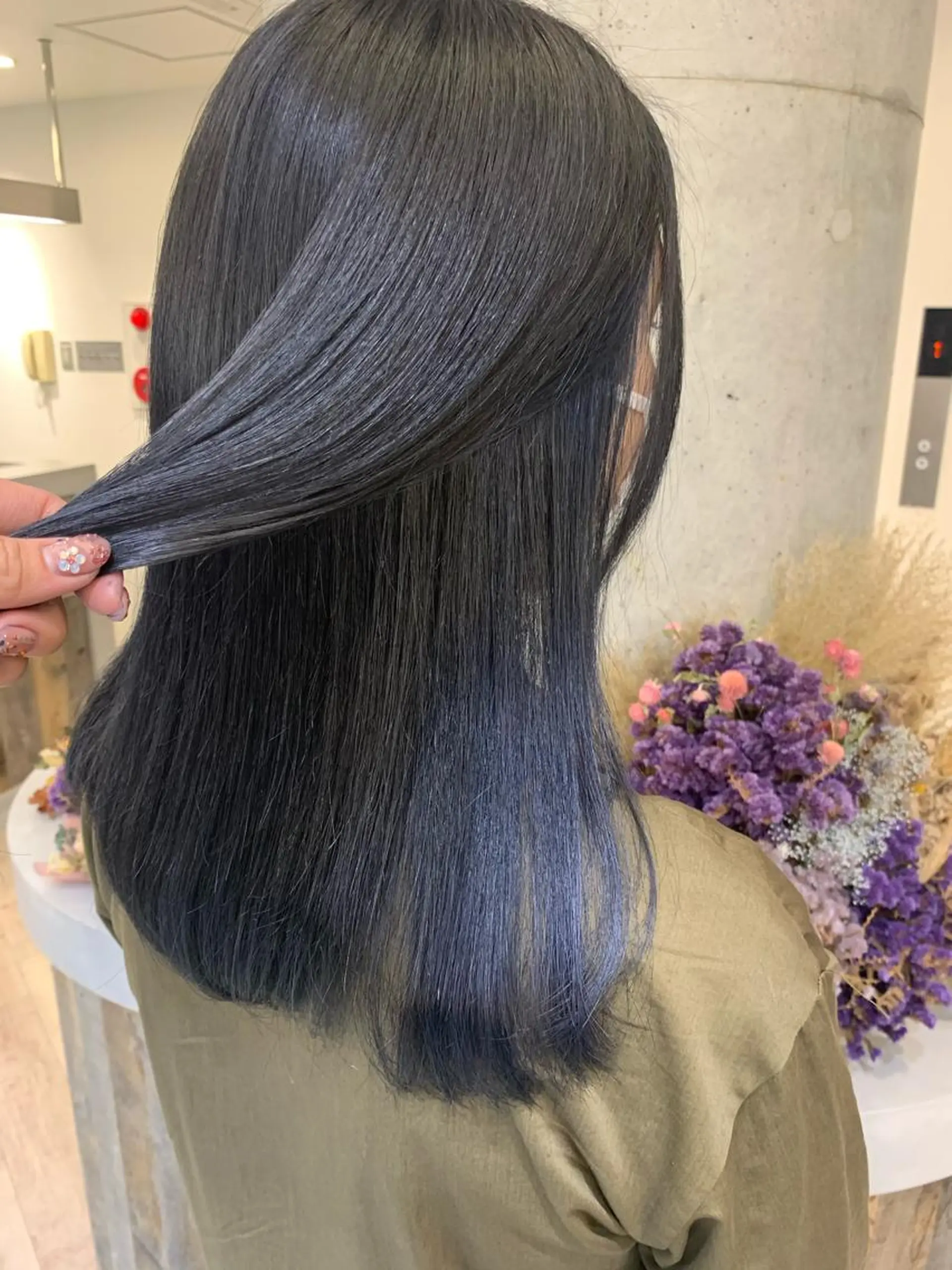 カラー ヘアカラー 韓国ハイトーンカラー kana♡のヘアスタイル