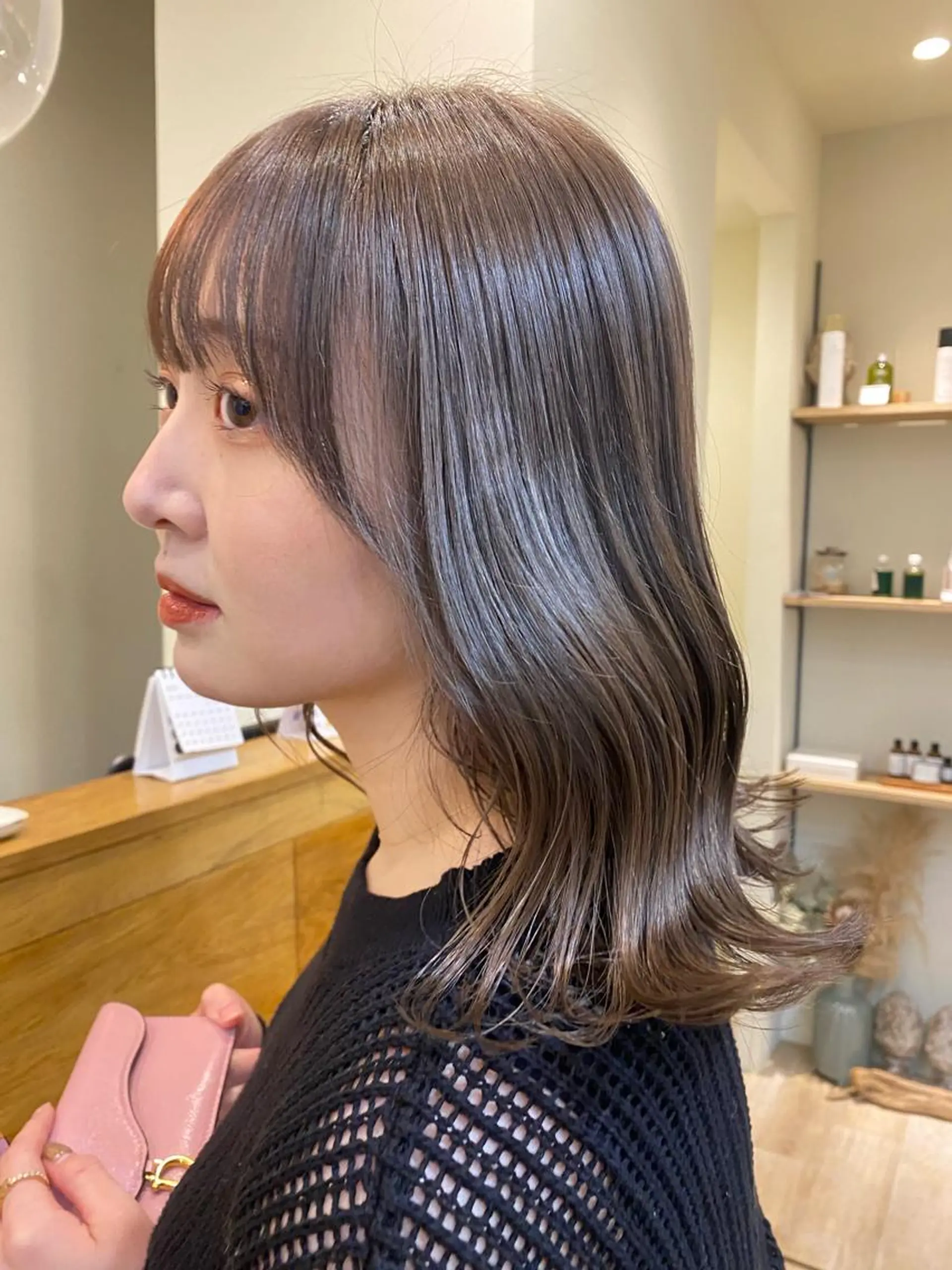 セミロング ヘアカラー トリートメント ♥yelm ユウナ♥のヘアスタイル