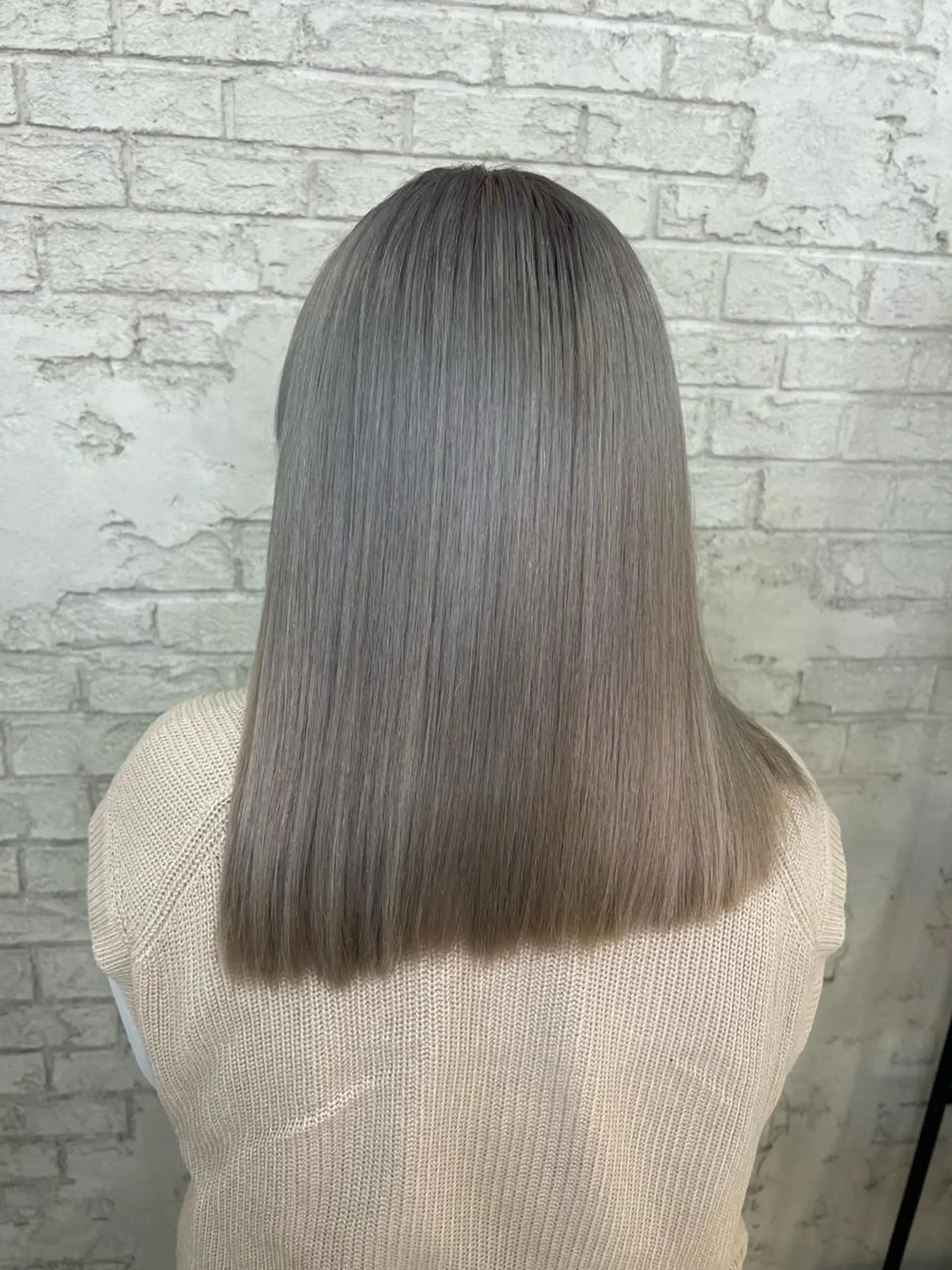 セミロング カラー エクステ＆艶カラー 🎀YURINA🎀のヘアスタイル