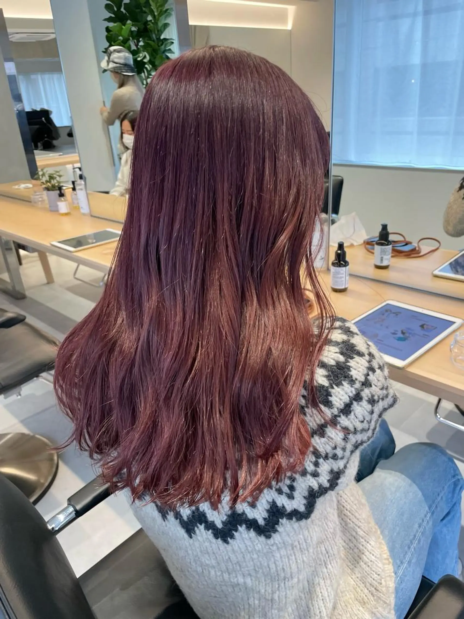 ロング カラー カット ヘアカラー 🪞透けhair 🪞honokaのヘアスタイル