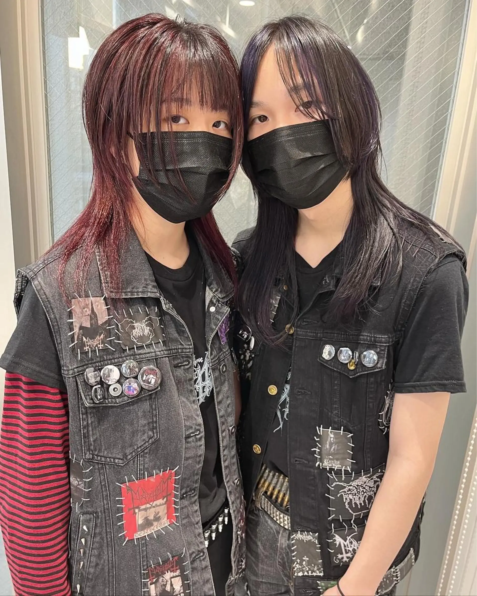 セミロング ハイライト ウルフカット ウルフカット／吉村 桃子のヘアスタイル